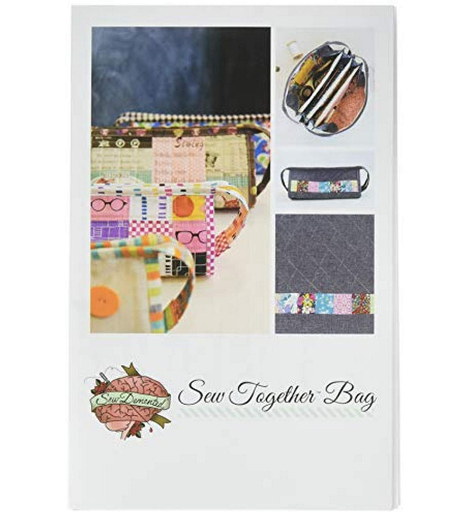 Sew Demented Sew Together Bag Pattern - White 8.5 x 5.5 - DIY Sewing Project - Buy Online on GoSupps.com