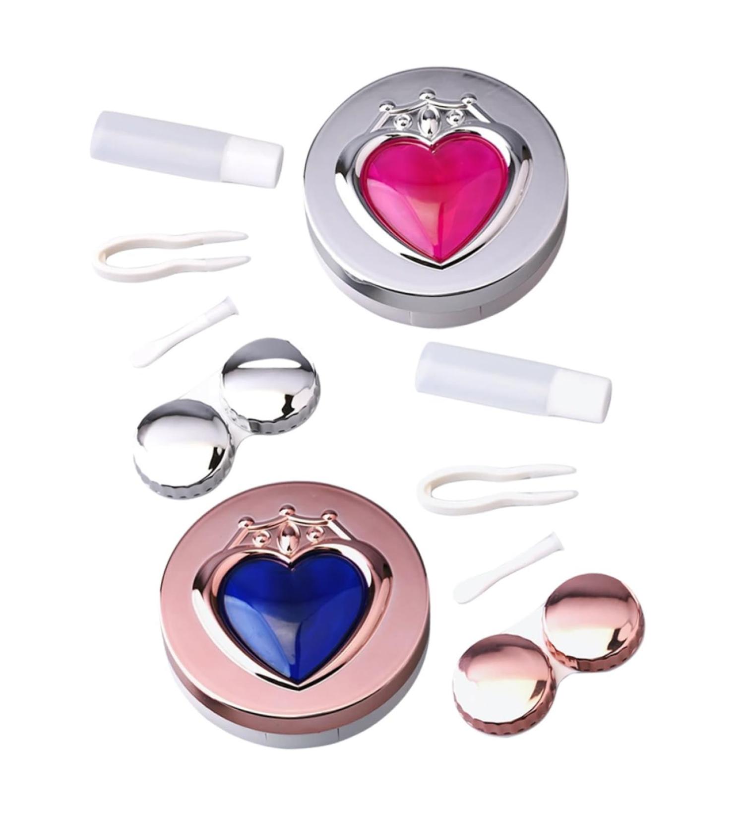 Hapinary Ceramic Contact Lens Case & Toothbrush Holder - Travel Organizer for Colored Contacts & Glasses - Buy Online on GoSupps.com