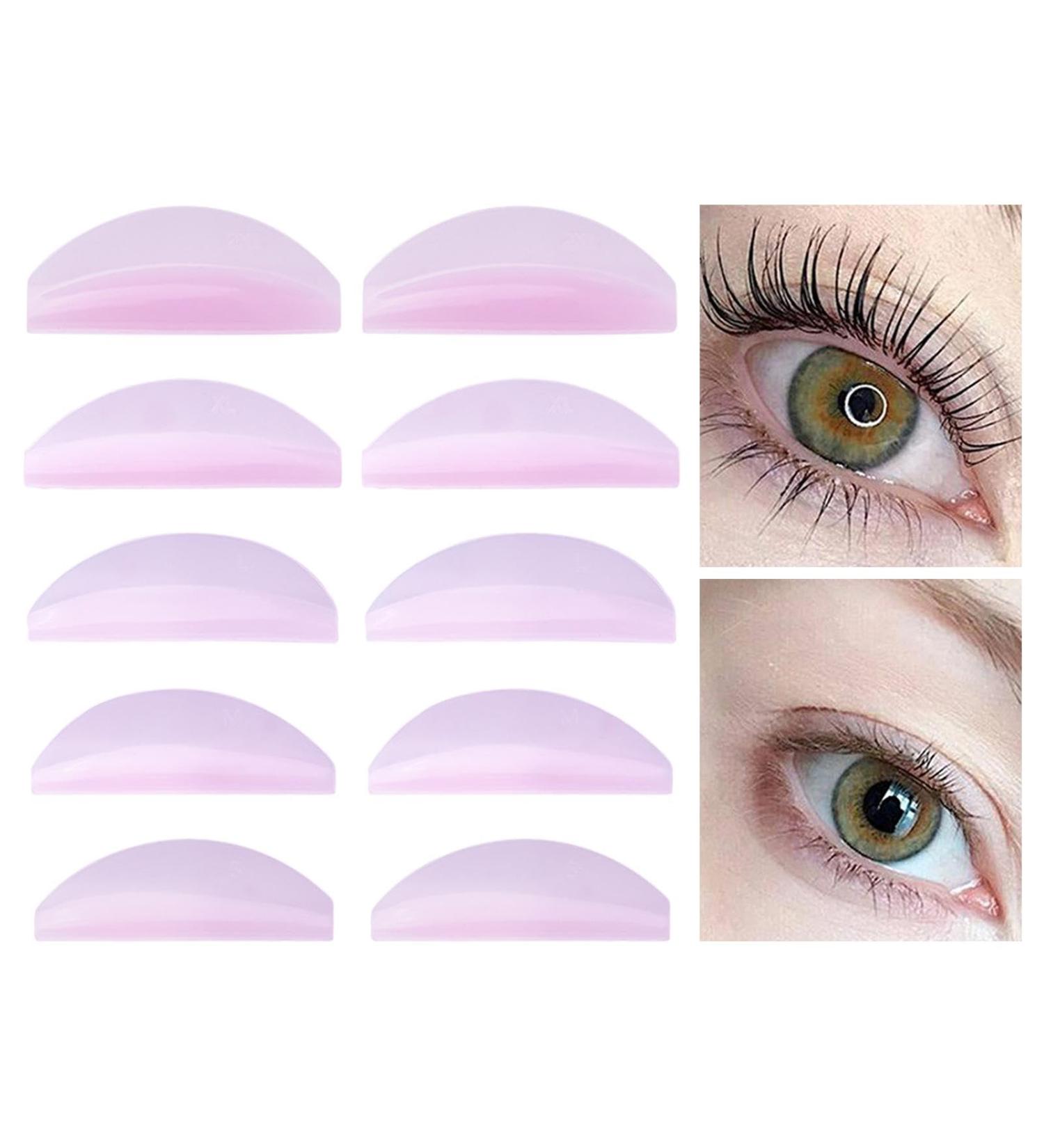 Lash Lift Pads | 5 Pairs Reusable Silicone Eyelash Pad | Reusable Silicone Lash Lift Supplies Under Eye Lash Lift Pad for Beautiful Eyebrows - Buy Online on GoSupps.com