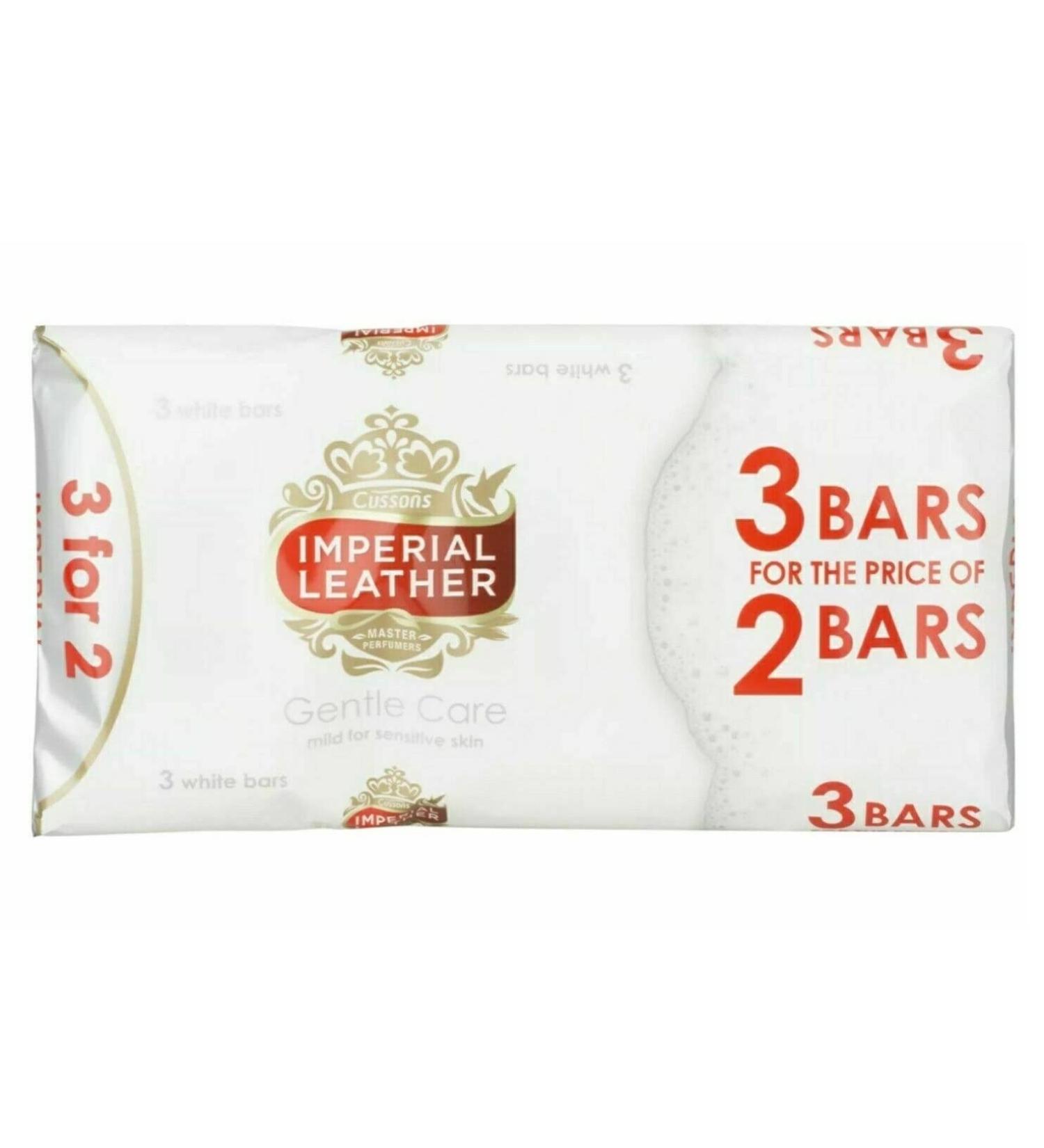 Imperial Leather Gentle Care White Bar Soap 100G - Pack of 4 - Buy Online on GoSupps.com
