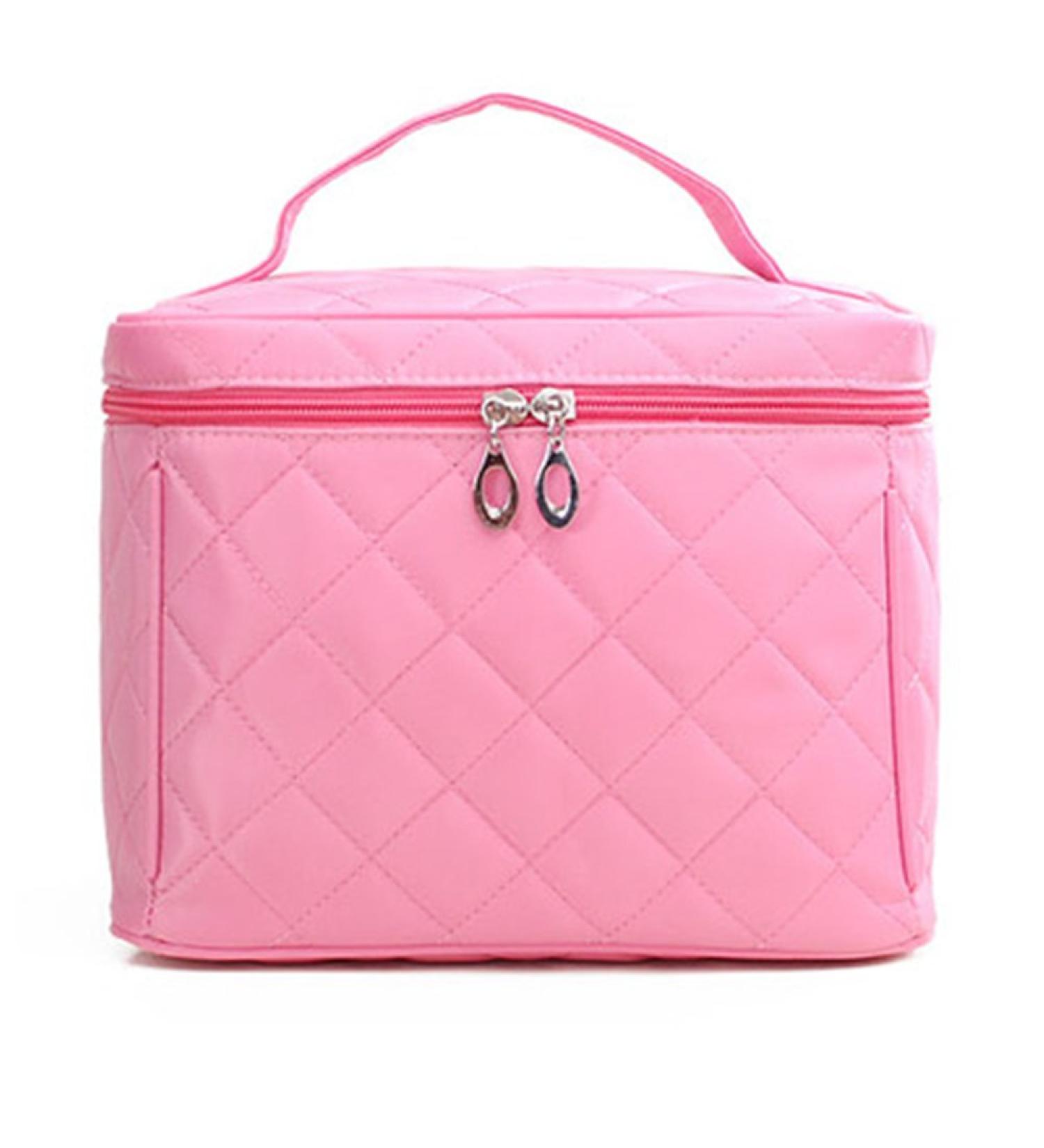 FYX Large Nylon Cosmetic Bag | Travel Toiletry & Make Up Bag 23x18x18cm - Perfect for International Shipping - Buy Online on GoSupps.com