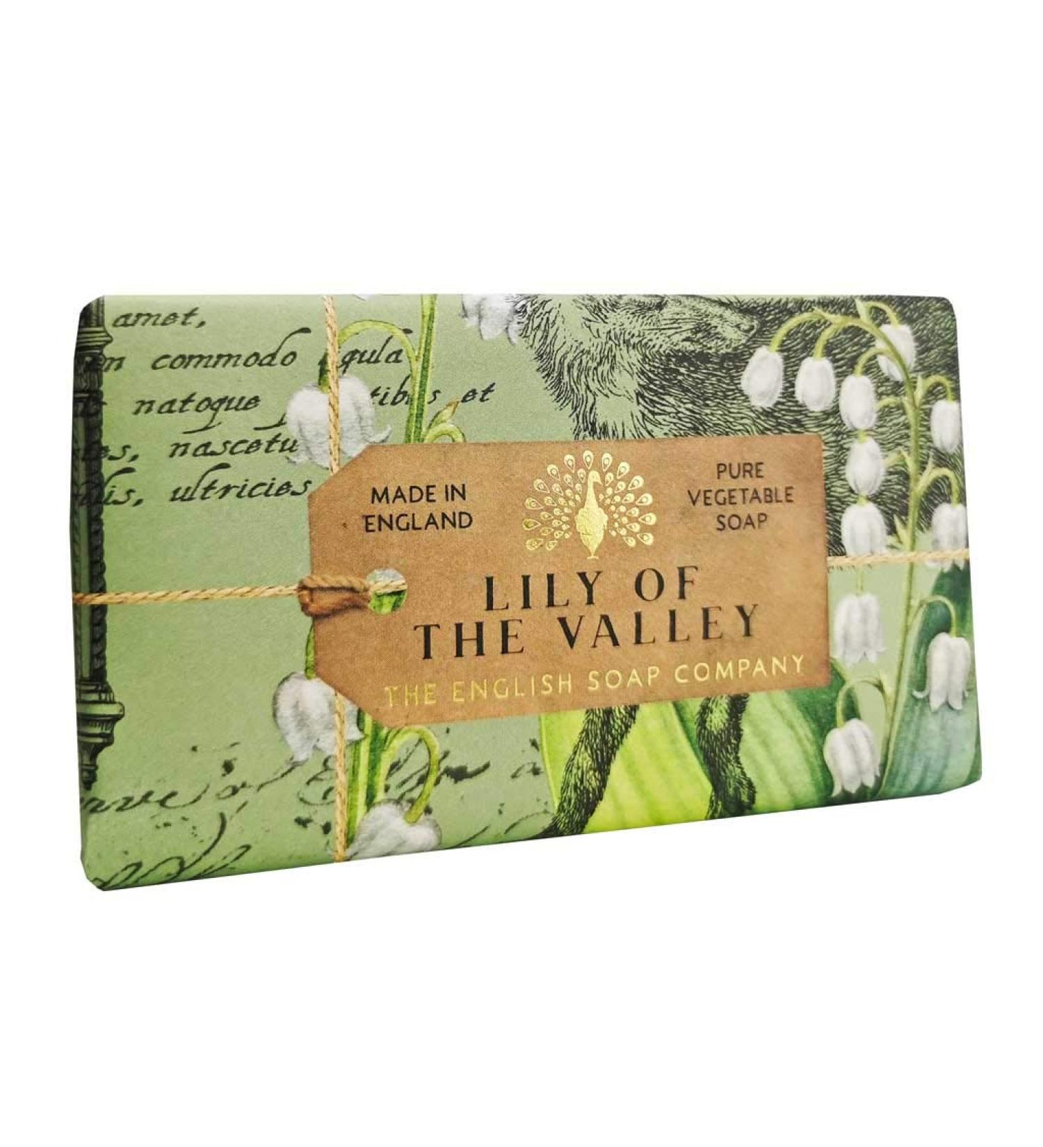 The English Soap Company  Lily of the Valley Soap Bar  Anniversary Collection  200g Lily of the Valley 1 Count (Pack of 1)