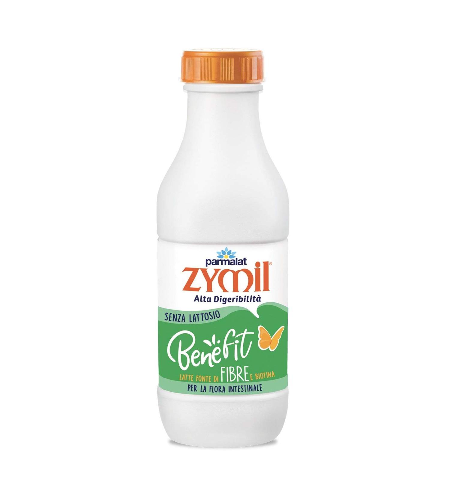 Parmalat UHT PARMALAT ZYMIL milk latex free 6 bottles 1 liter BENEFIT RICHE FIBRE