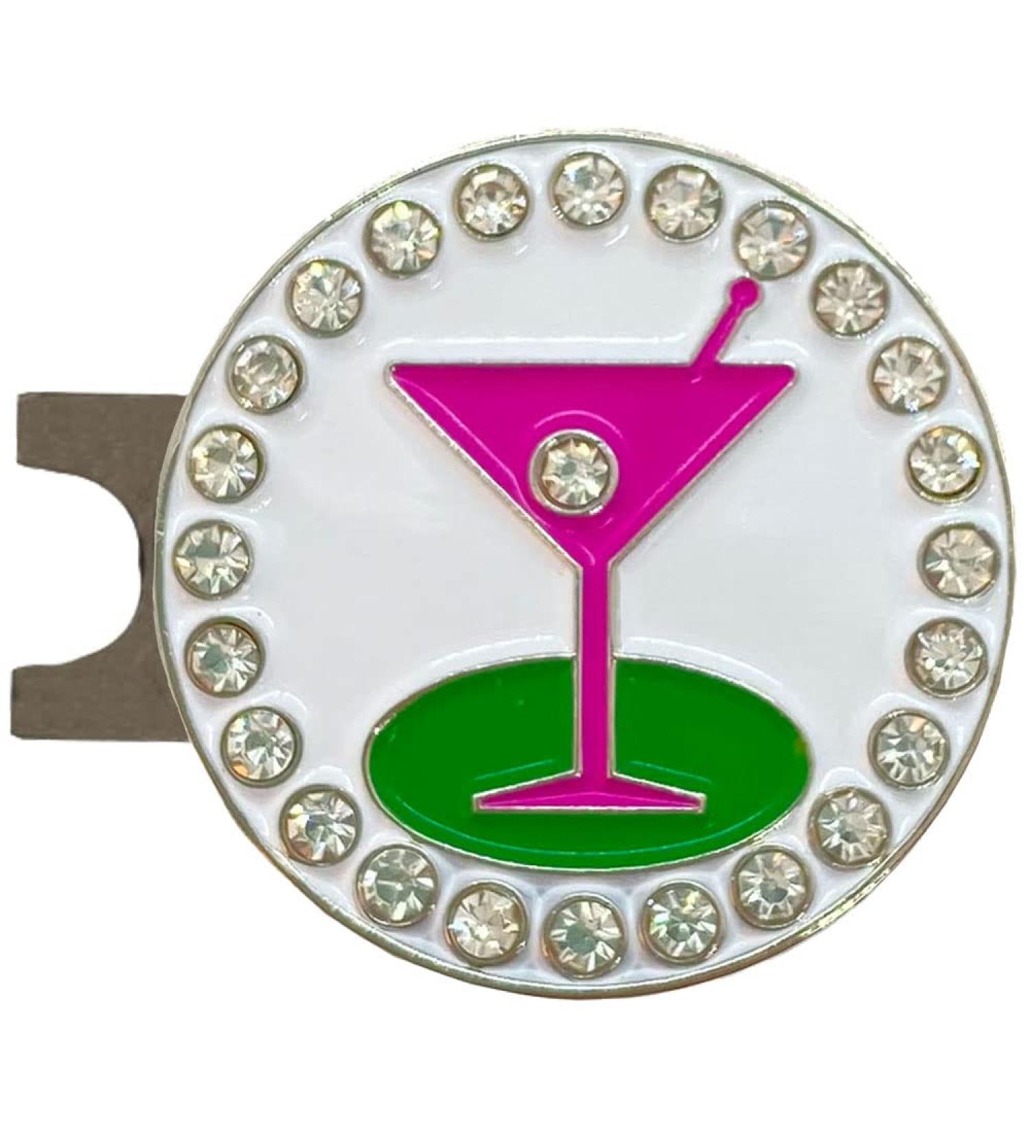 Bling Golf Ball Marker with Magnetic Hat Clip | Perfect Women's Golf Gift from Giggle Golf - Buy Online on GoSupps.com