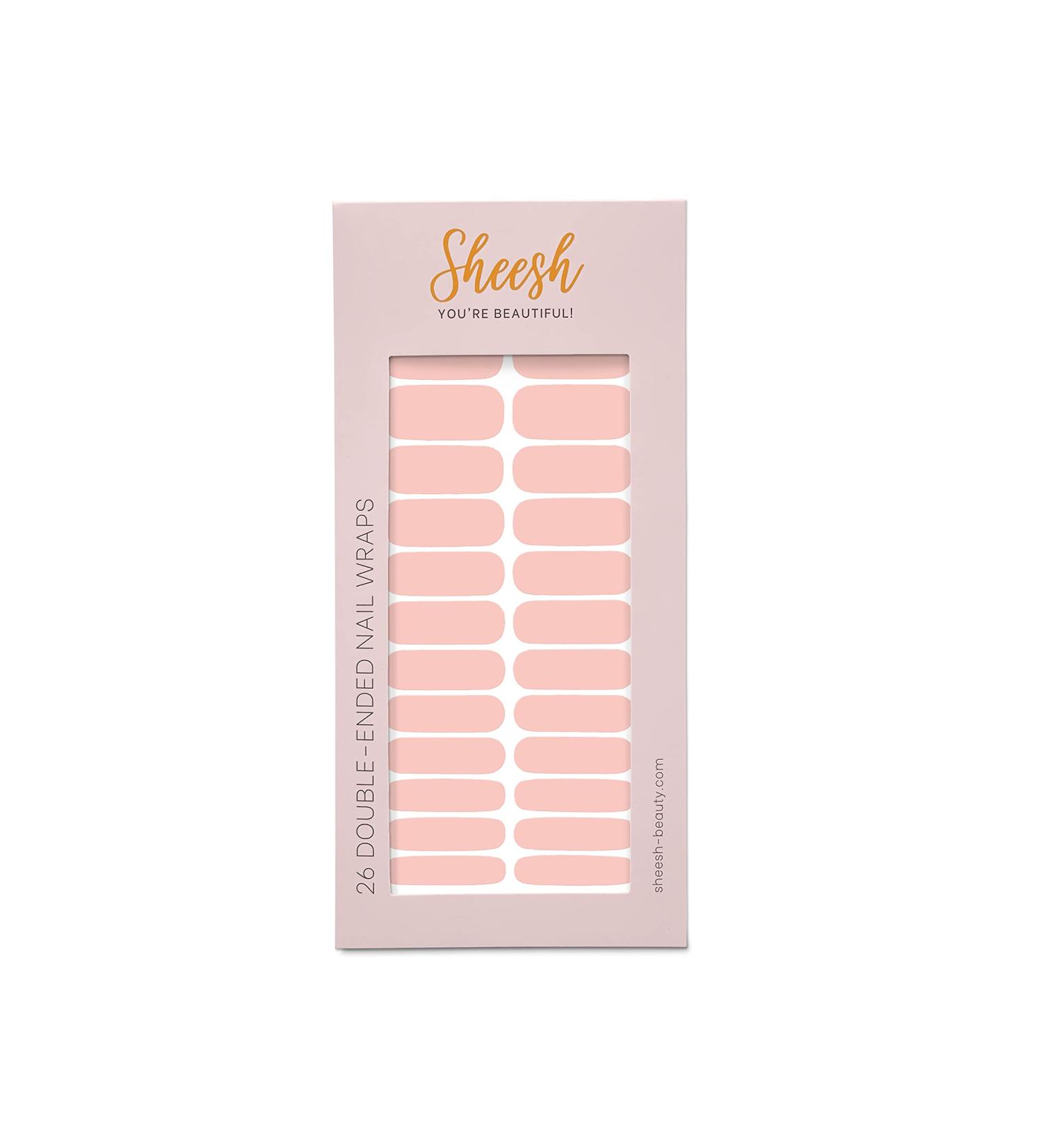 Sheesh Sandy Beach Nail Polish Foils - 26 Self-Adhesive Nail Wraps for Perfect Manicure at Home | Trend Colors 2023 - Buy Online on GoSupps.com
