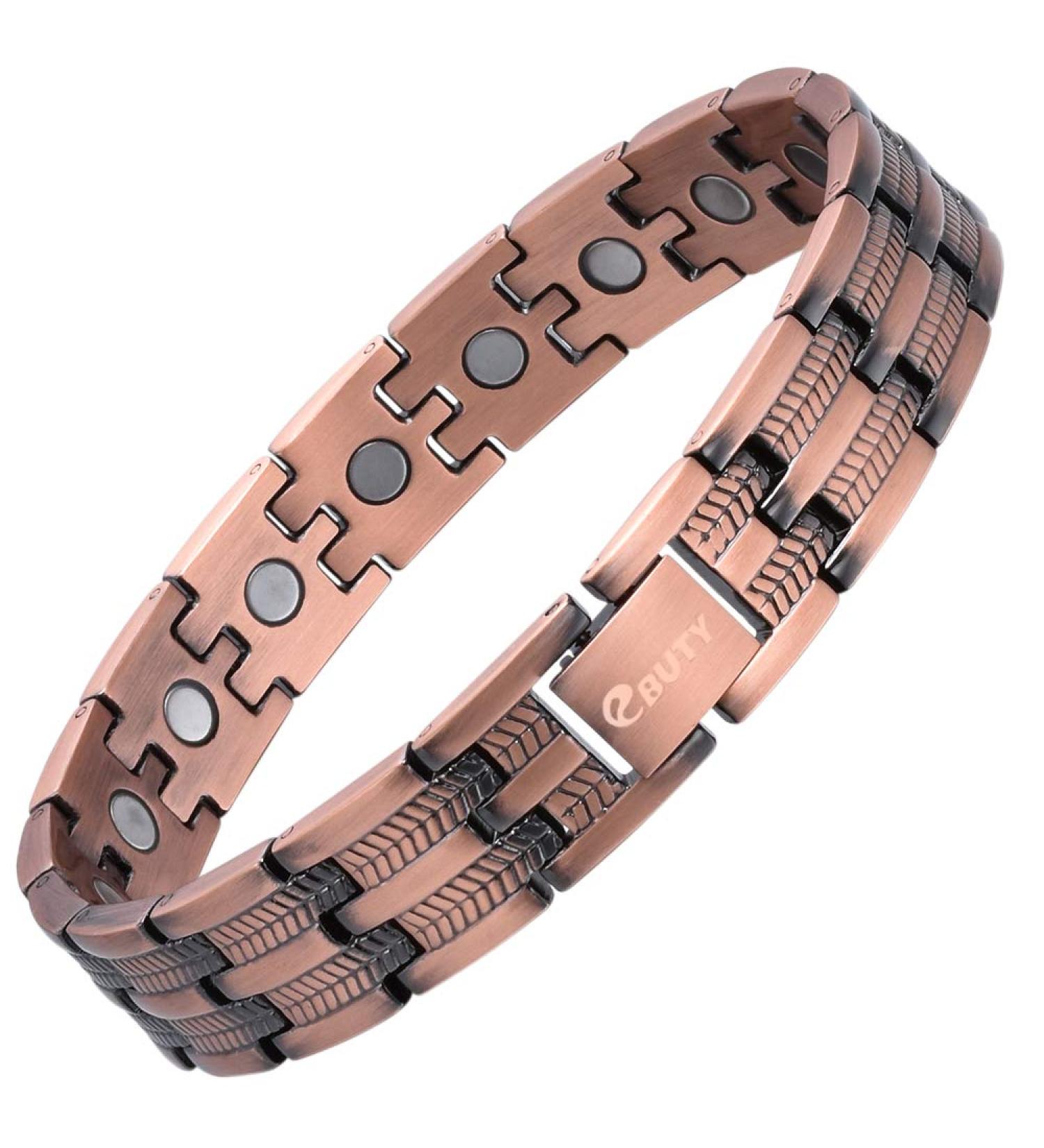 Shop Men's Magnetic Copper Bracelets - Stylish & Health Benefits | International Shipping Available - Buy Online on GoSupps.com