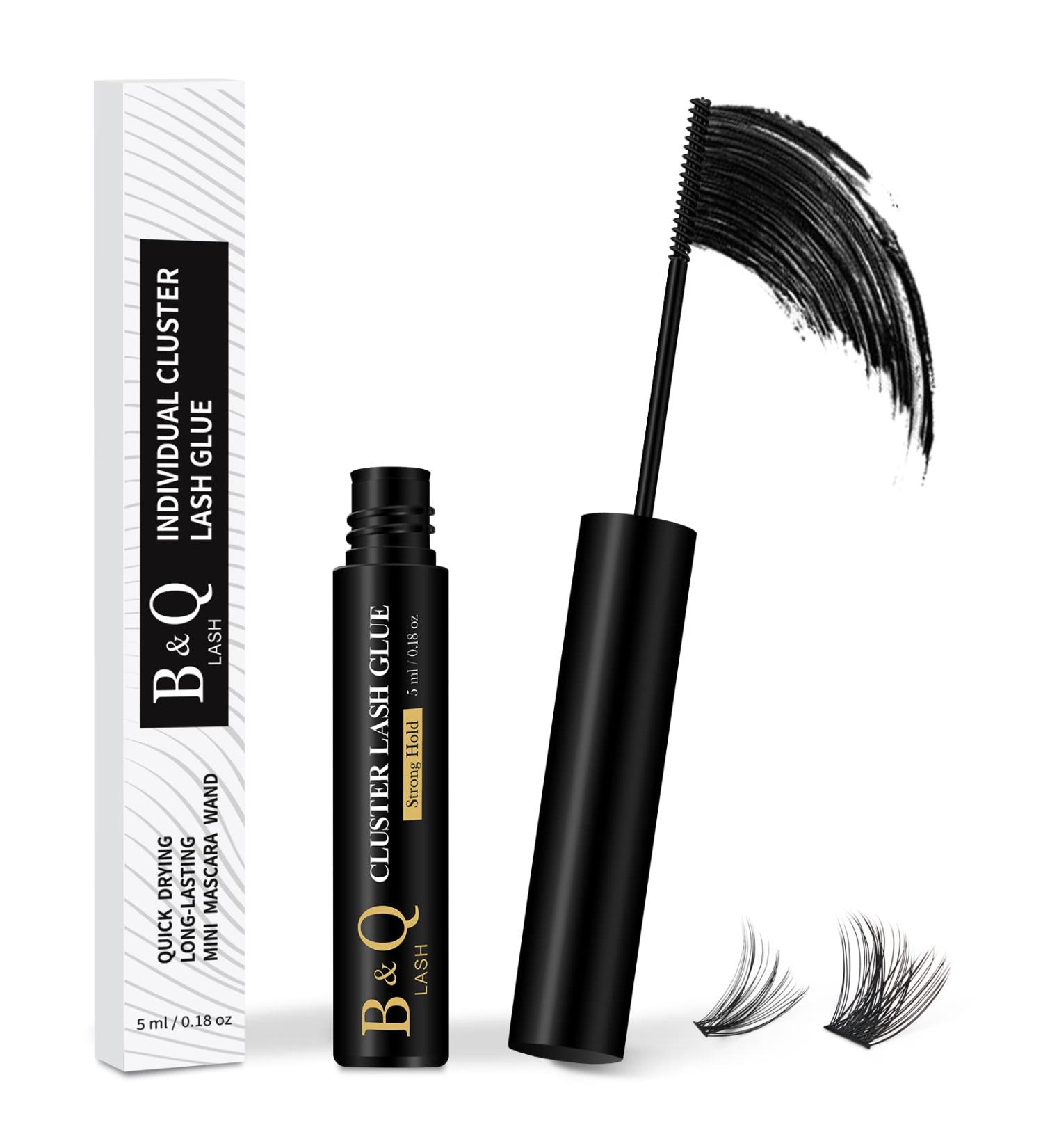 Strong Waterproof Eyelash Glue - DIY Bond for Individual Lashes | Black Adhesive 5ml for Beginners - Buy Online on GoSupps.com