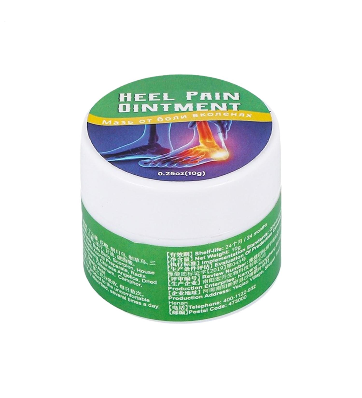 Heel Pain Ointment Foot Repair Cream Heel Discomfort Ointment Non-Greasy Soothing and Relaxing Formula 23g for Home Injuries - Buy Online on GoSupps.com