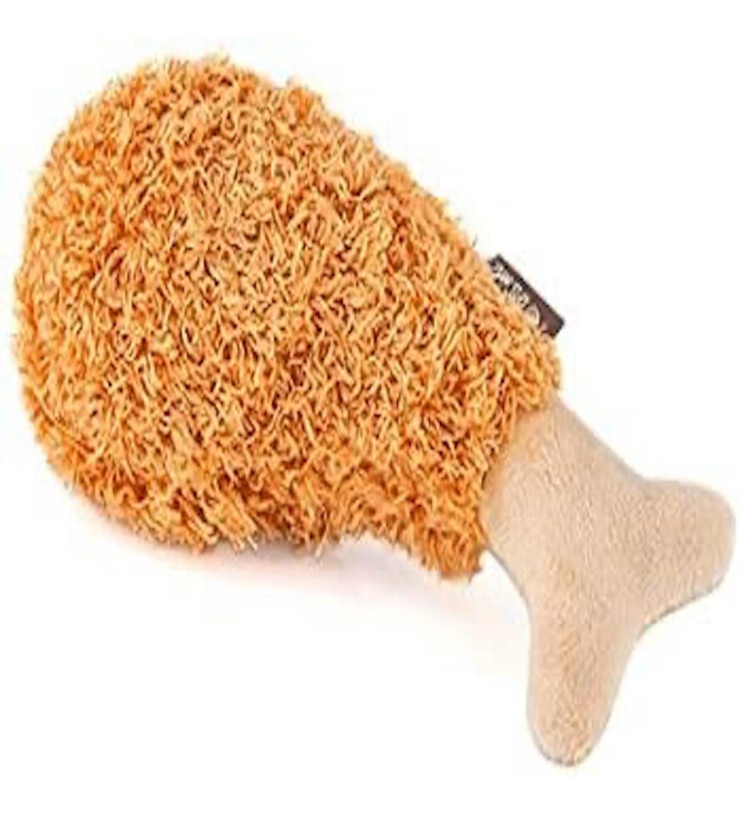 PLAY Pet Lifestyle & You - Plush Fried Chicken Toy for Dogs & Cats | Best International Shipping - Buy Online on GoSupps.com