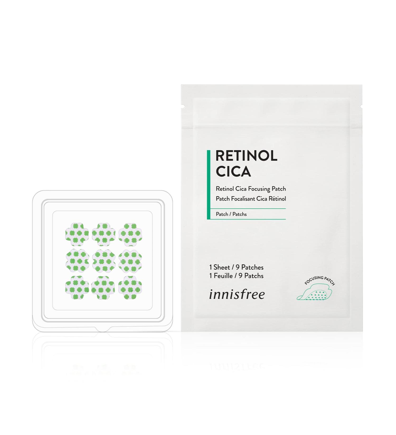 Innisfree Retinol Cica Focusing Patch: Microneedle Soothing Overnight Treatment - Buy Online on GoSupps.com