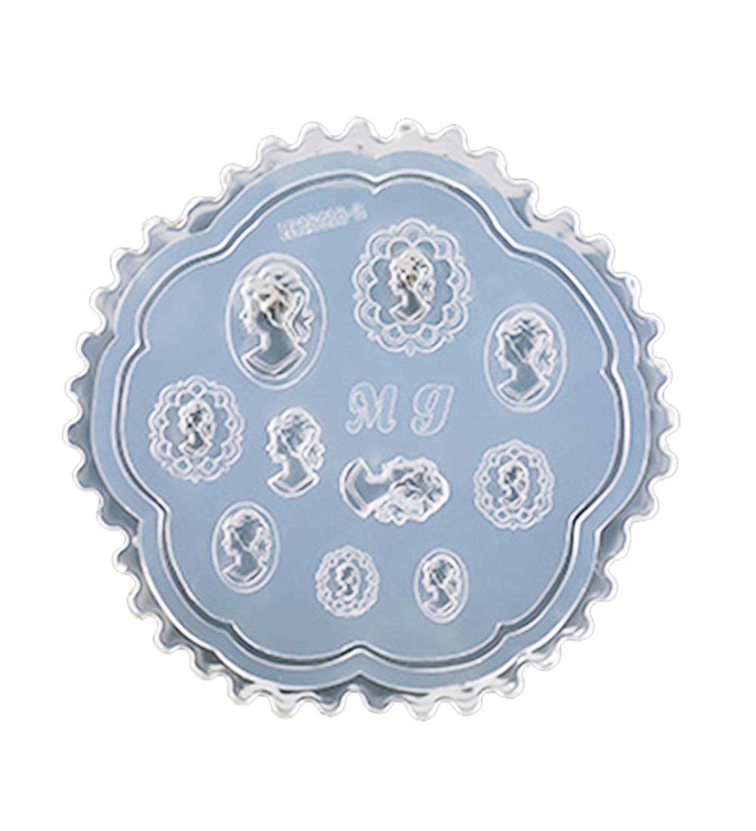 Buy Nail Stamping Template - Floral DIY Nail Art Design Accessories for Women - International Shipping Available - Buy Online on GoSupps.com