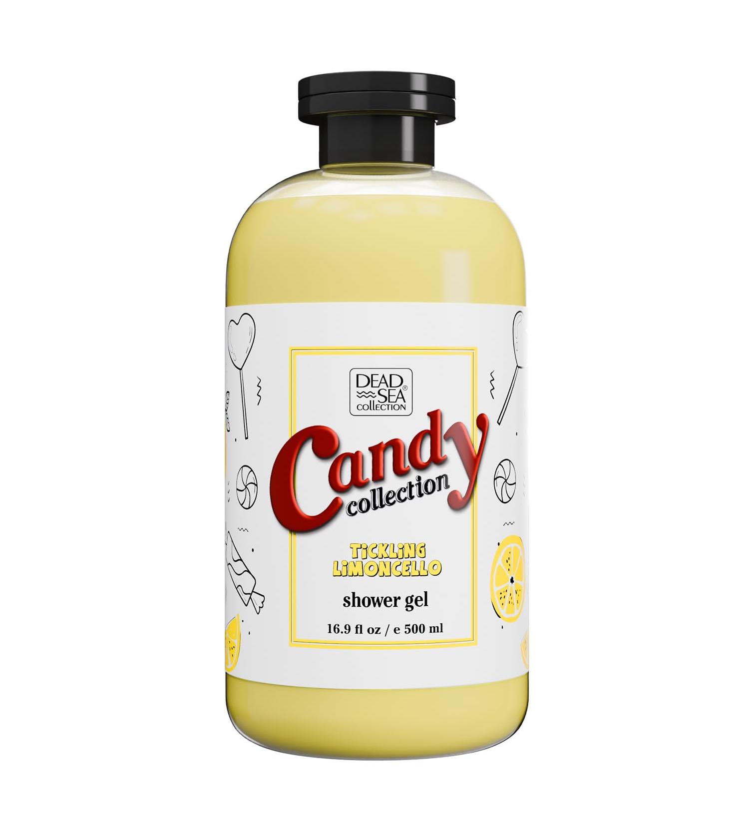 Dead Sea Collection Tickles Limoncello Body Wash - Candy Collection Shower Gel for Women and Men with Dead Sea Minerals - Cleanses and Moisturizes Skin (16.9 fl. oz) - Buy Online on GoSupps.com