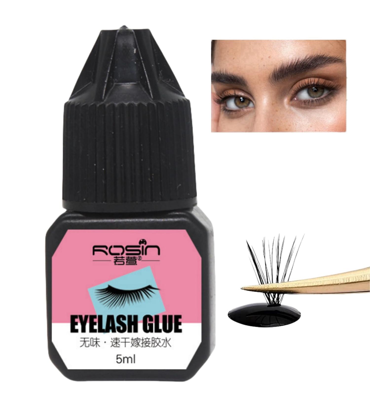 Individual Lash Glue Black Eyelash Clusters Glue Waterproof Eyelash Glue for Home Use Latex Free Cluster Lash Adhesive Bond and Seal Lash Glue for DIY Lash Extensions Strong Lash Bond and Seal Glue - Buy Online on GoSupps.com