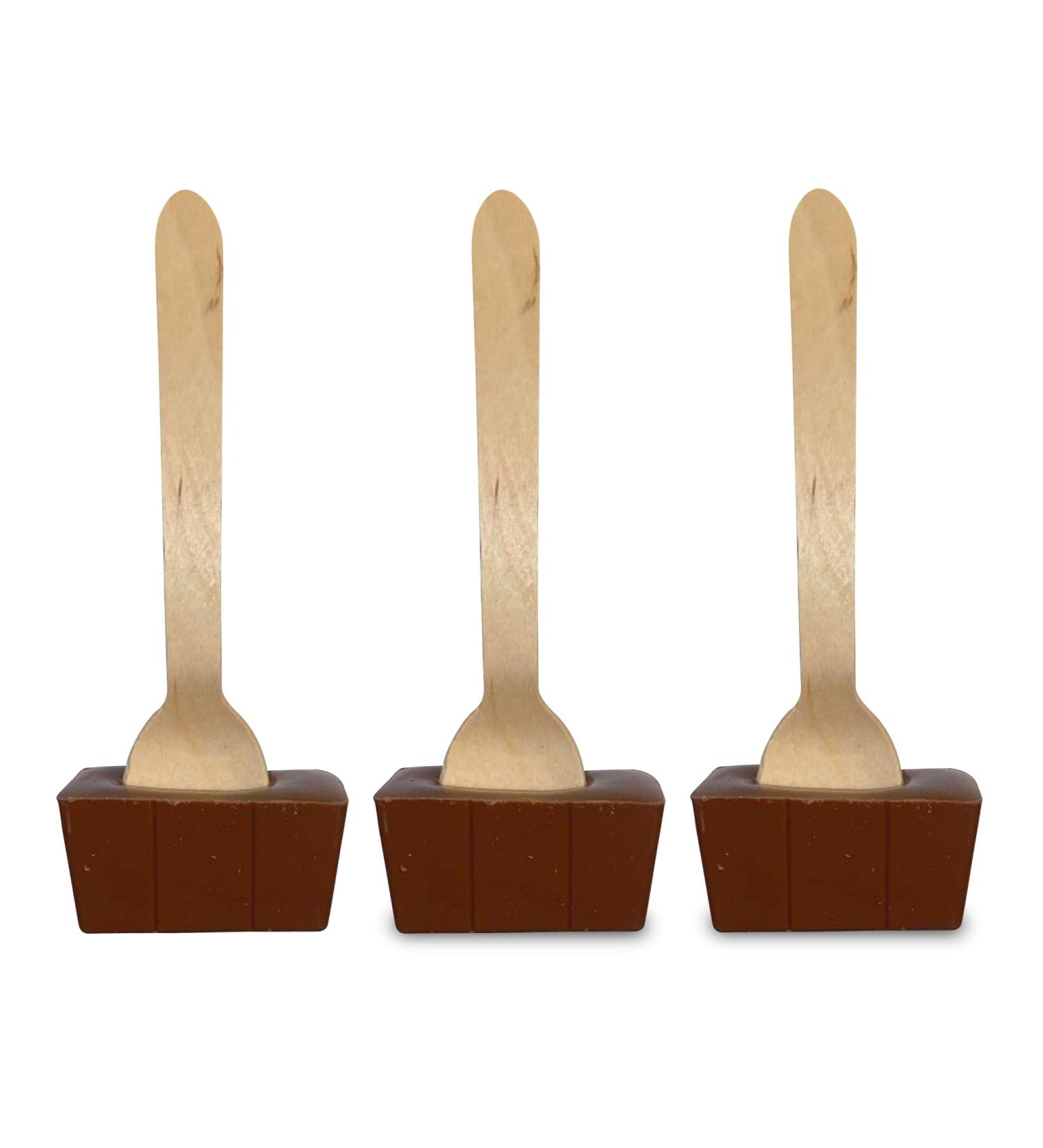 Fire Mountain Hot Chocolate Stirrers From Cocoa | 3 x 40g | 37% Milk Hot Chocolate Spoons Natural Milk Chocolate with Wooden Stirrer Hot Choc Spoons Cacao Chocolates Milk Hot Chocolate 3 count - Buy Online on GoSupps.com