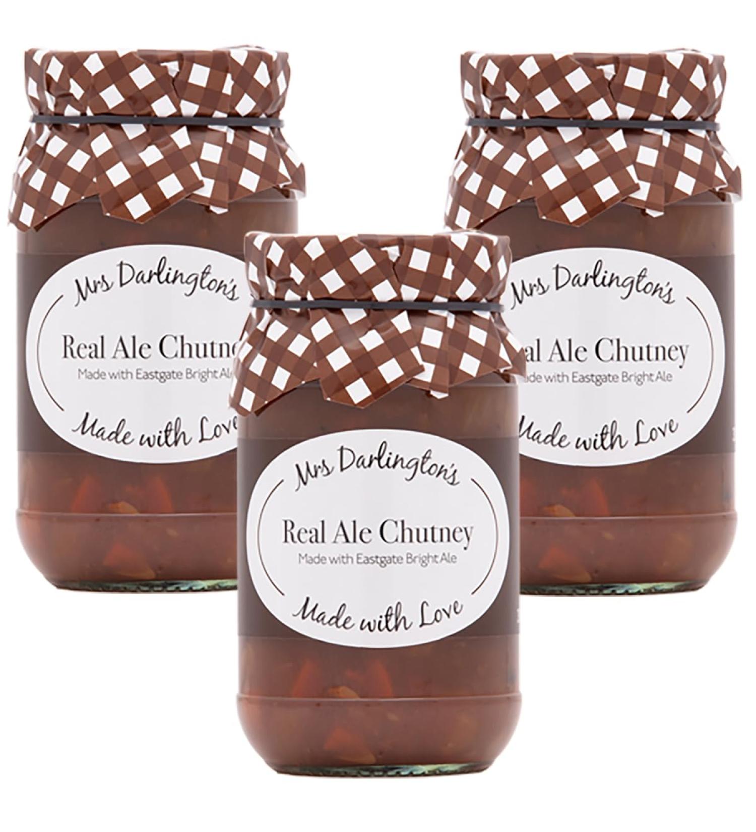Mrs Darlington's Real Ale Chutney - 300g - Pack of 3
