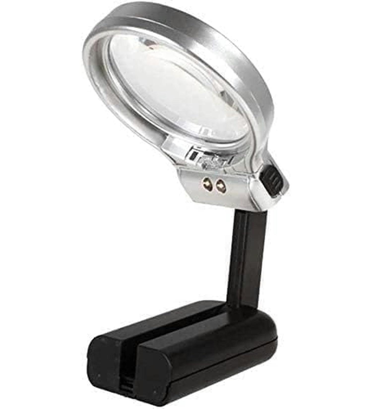Portable Magnifier Desktop Magnifier Large Portable LED Illuminated for Reading Inspection ES for Reading Full of Stars - Buy Online on GoSupps.com