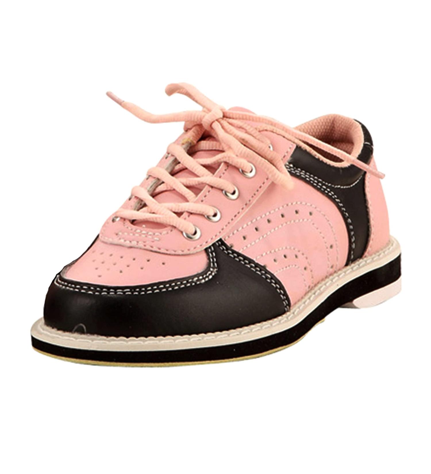 LIPPAN Men's Leather Bowling Shoes - Athletic Style, Size 9, Pink - Buy Online on GoSupps.com