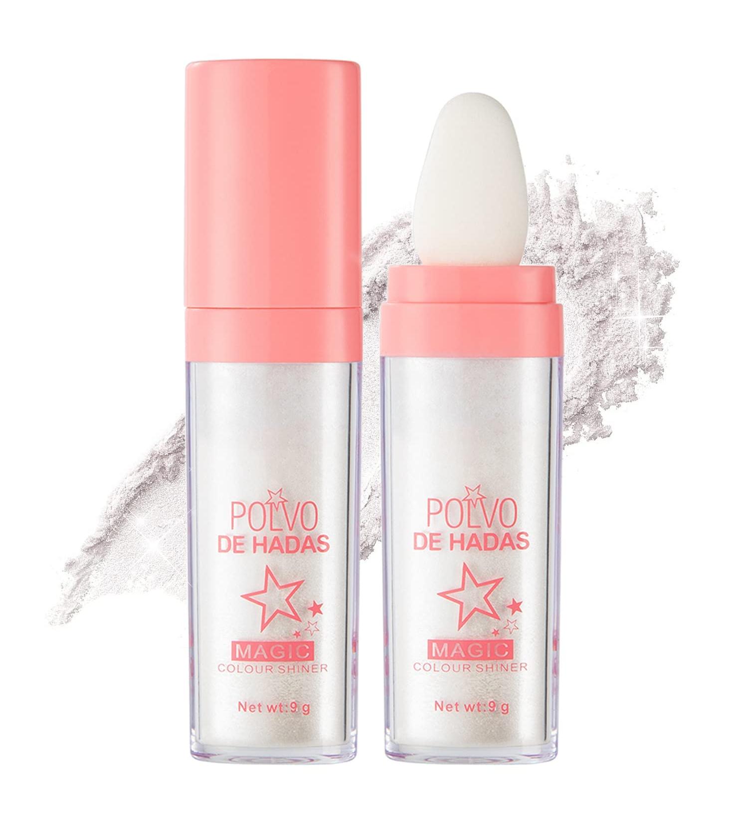 Hocossy Highlighter Powder Stick - 3 Colors Glitter Patting Powder for Face, Eyes, Lips, Hair & Body - Shimmer Sparkle & Glow Cosmetic - Buy Online on GoSupps.com