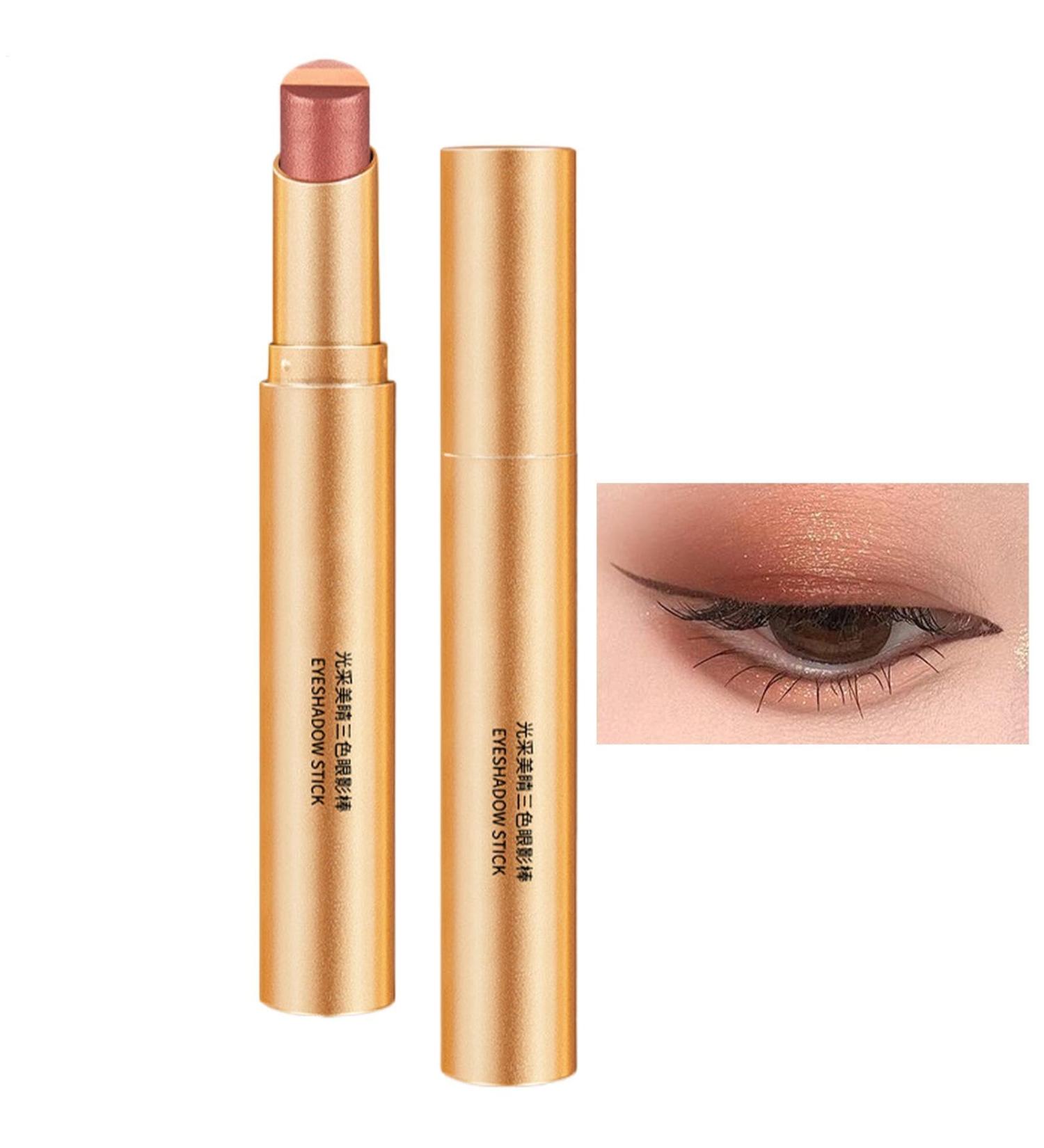  Generisch Eyeliner pencil - 3 shades gradient cream eyeshadow waterproof glitter eyeshadow gradient pencil eyeshadow pencil for home use - Buy Online on GoSupps.com