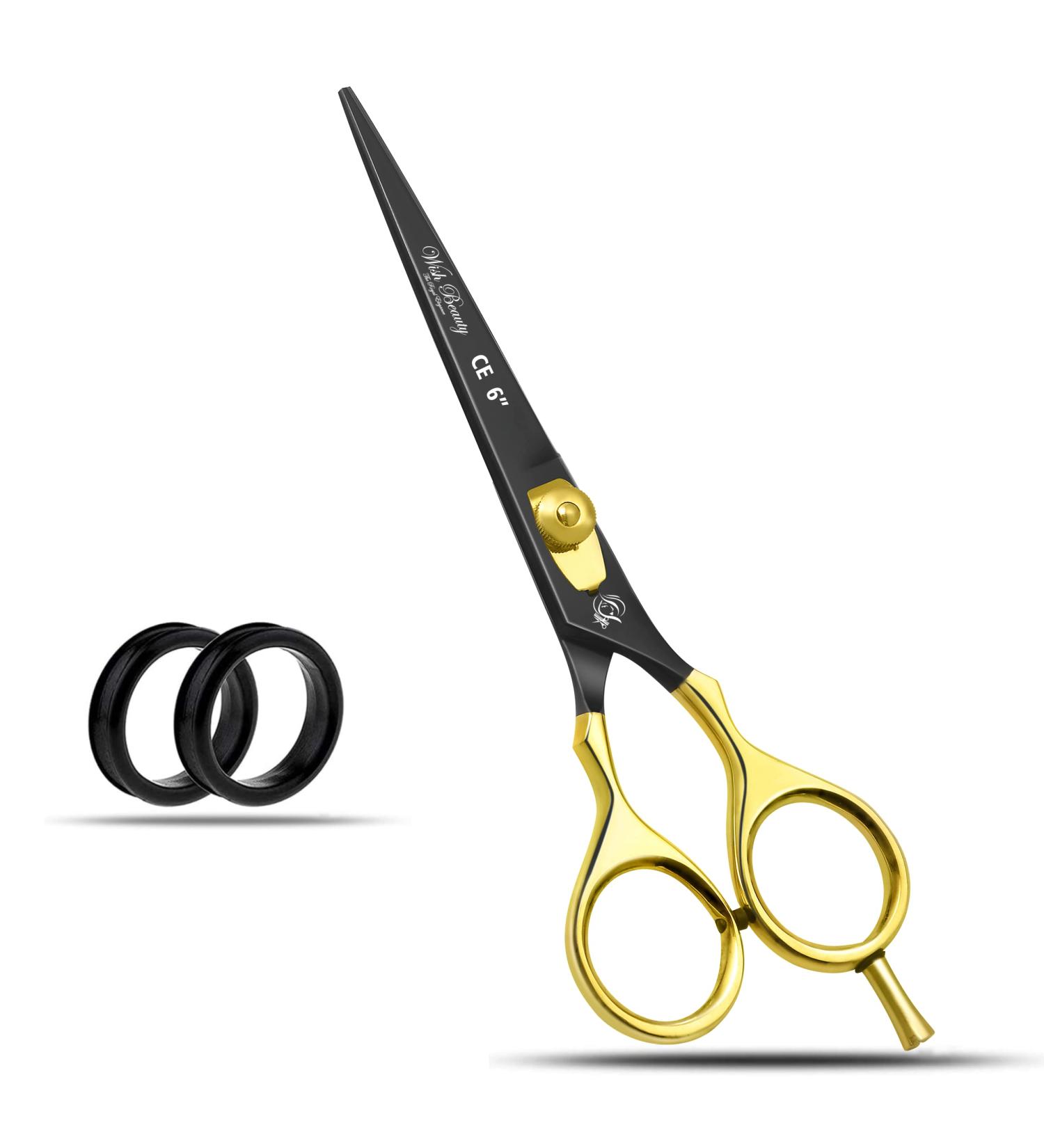 Wishbeauty 6" Professional Scissor for Hair Cutting Hair Dressing Thinning Shear Scissors UK Shears for Hair Cutting Barber Scissors for Professionals - Buy Online on GoSupps.com