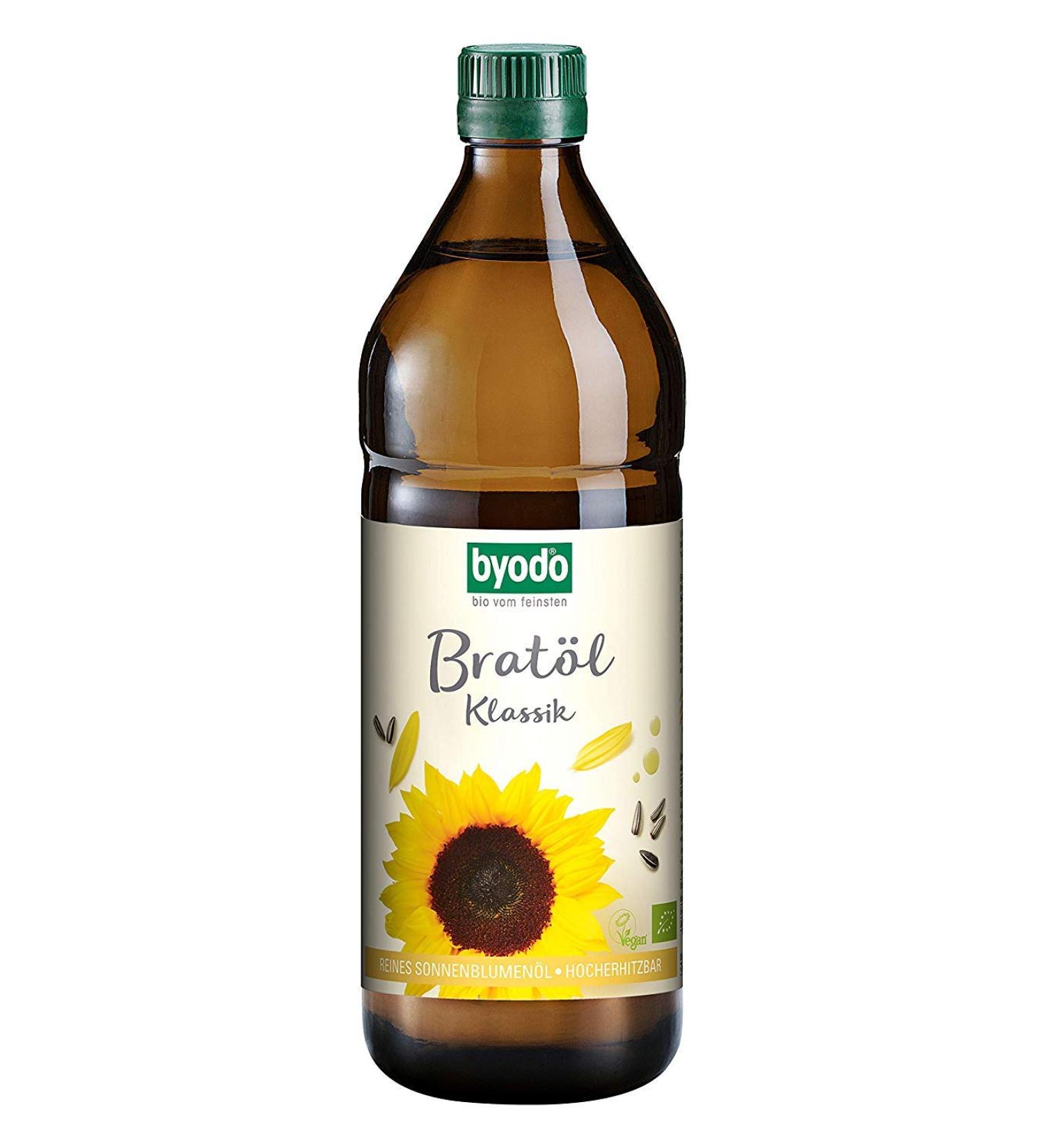 BYODO BIO-Brat l Classic from high-oley sunflower seeds highly heated & unique mild ideal for roasting grilling & frying vegan & vegetarian without sugar additive 0.75 l bottle 750 ml (1 Pack)