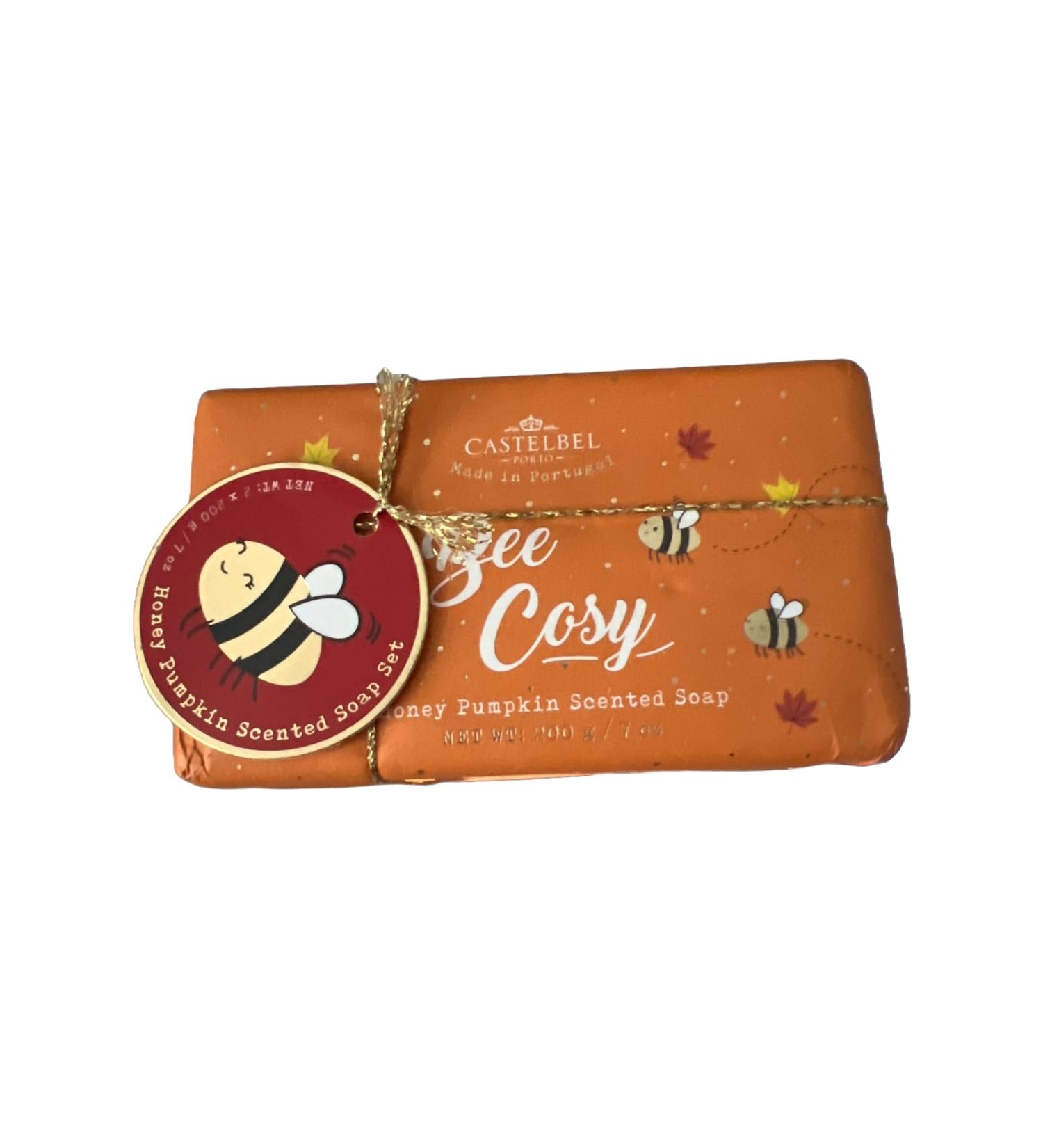 Castelbel Honey Pumpkin Scented Soap 2-7 oz Made in Portugal.