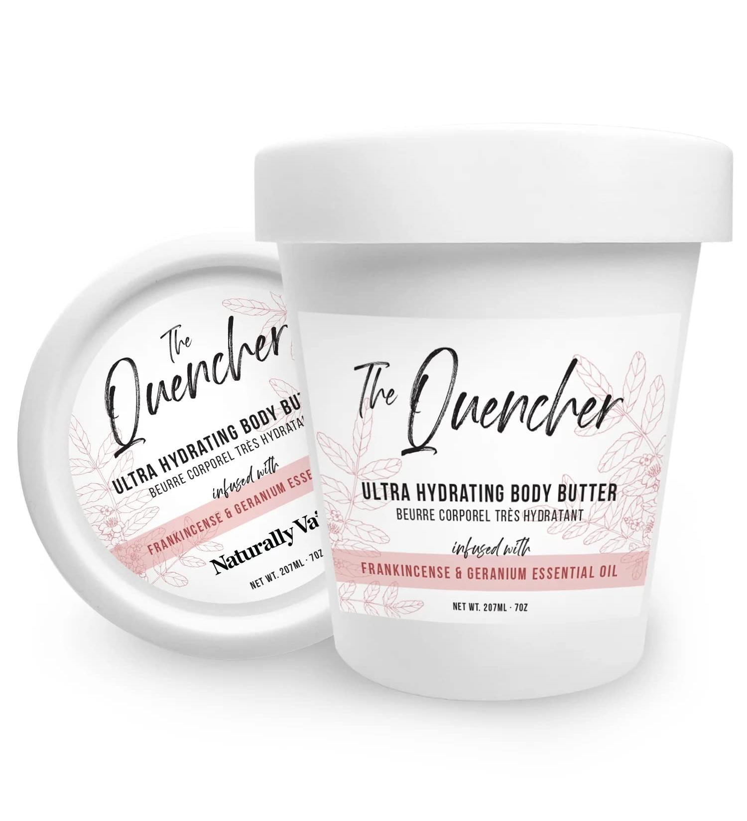 Quencher Ultra Hydrating Body Butter - Moisturizing Lotion for Dry Skin with Shea Butter & Essential Oils | International Shipping - Buy Online on GoSupps.com