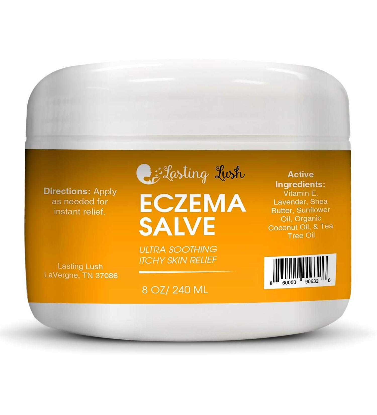 Eczema Relief Salve Psoriasis Rashes and Dermatitis. All Natural Ingredients - 8 oz.