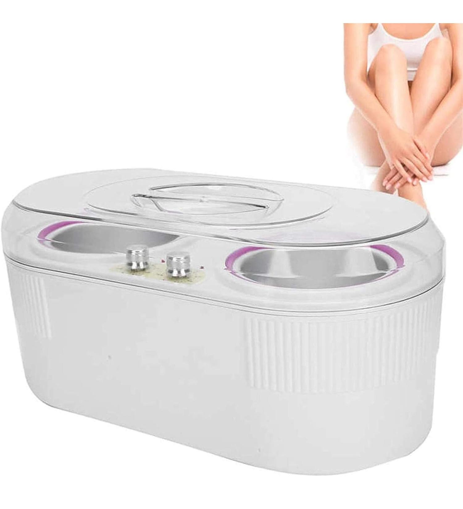 HSRG Double Pot Wax Therapy | Adjustable Temp Hair Removal Wax Device for Beauty & Skin Care - Buy Online on GoSupps.com