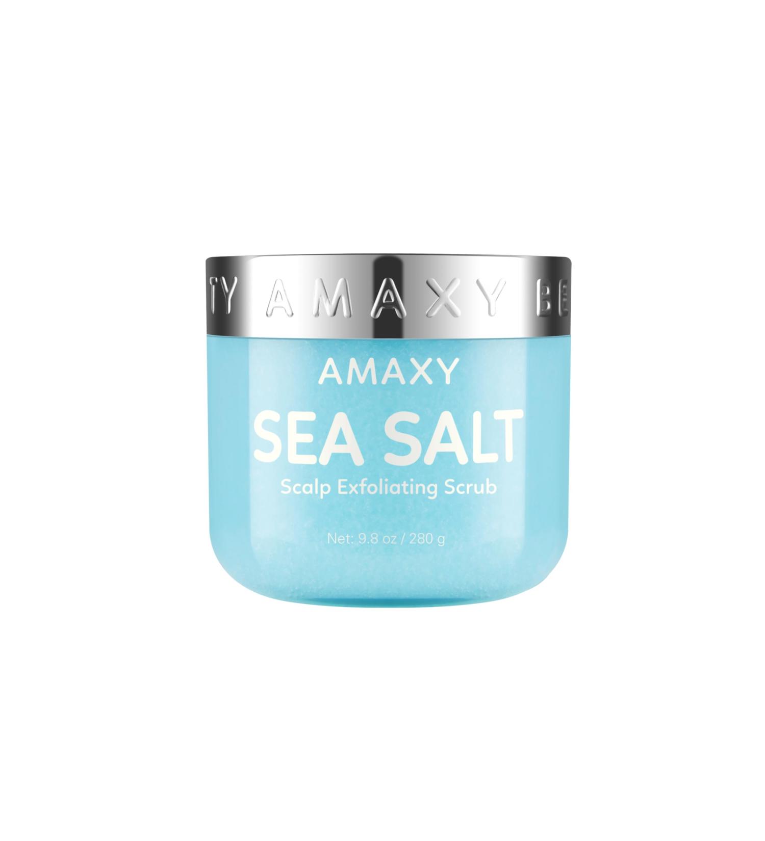 Sea Salt Scalp Exfoliating Scrub | Cleanse Oily Scalps Reduce Flakes & Itchiness | 9.8 oz - Silicone & Paraben Free Unisex - Buy Online on GoSupps.com