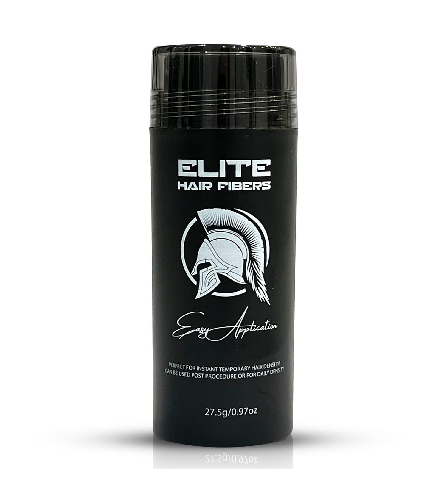 Elite Hair Fibers | All Natural Solution for Instantly Increasing Hair Density | For Men & Women | 27.5g (Medium Brown) - Buy Online on GoSupps.com