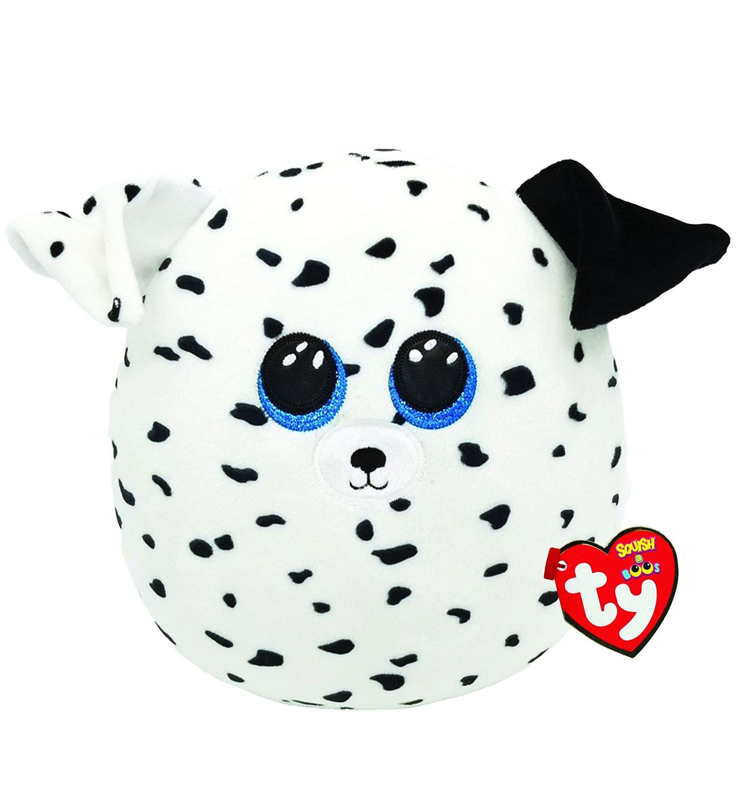 TY Toys - Squish a Boo Dog Fetch - 20 CM White 2009141