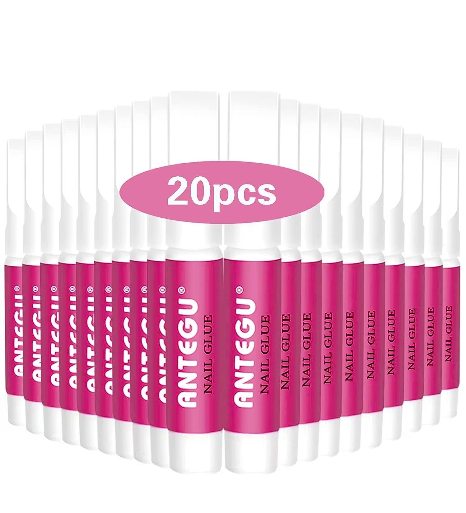 20 Pieces Extra Strong Nail Glue - Professional Nail Extension for Artificial Nails | Best 2g Nail Glue for Tips - Buy Online on GoSupps.com