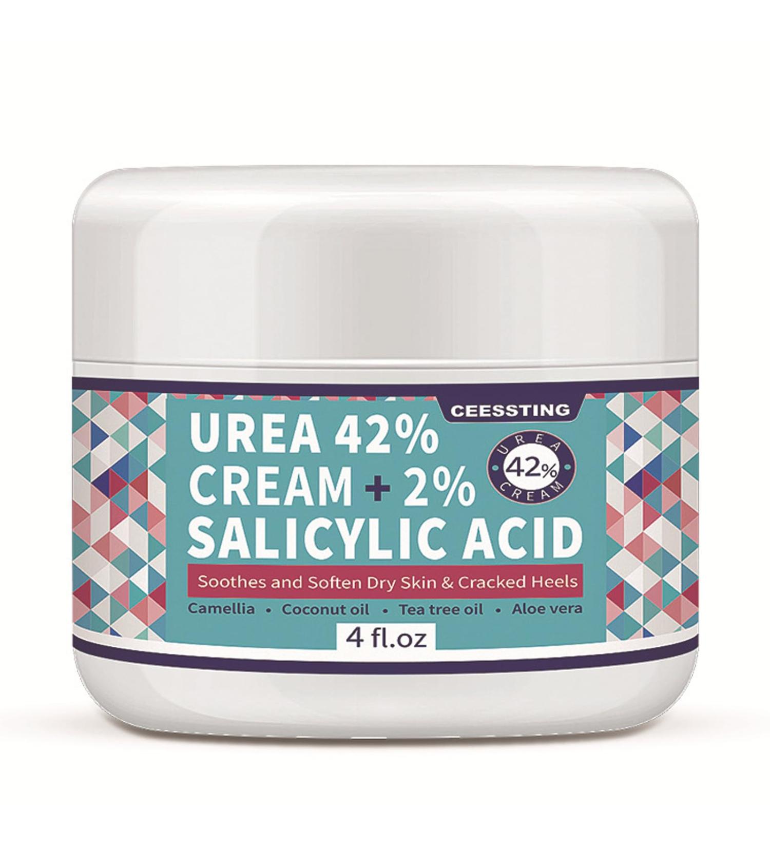 Urea 42% Foot Cream - 120g Cracked Heel Repair Cream - Foot Cream for Very Dry Feet - Foot Cream for Cracked Heels and Dry Skin - Maximum Strength For Hand Foot and Body Care - Buy Online on GoSupps.com