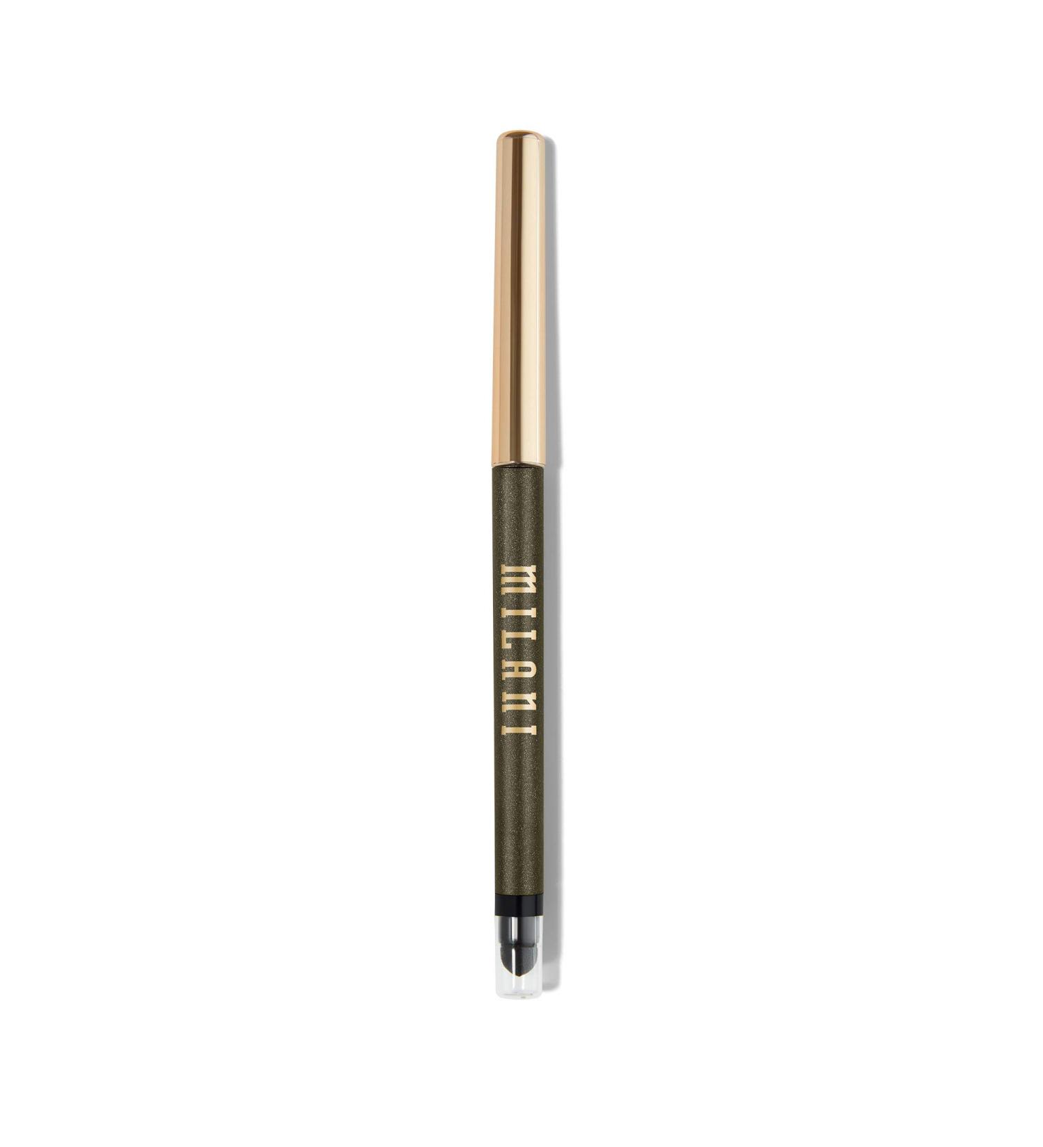 Milani Stay Put Eyeliner in Moss Boss - 0.01 Ounce | Cruelty-Free Self-Sharpening Eye Pencil - Buy Online on GoSupps.com
