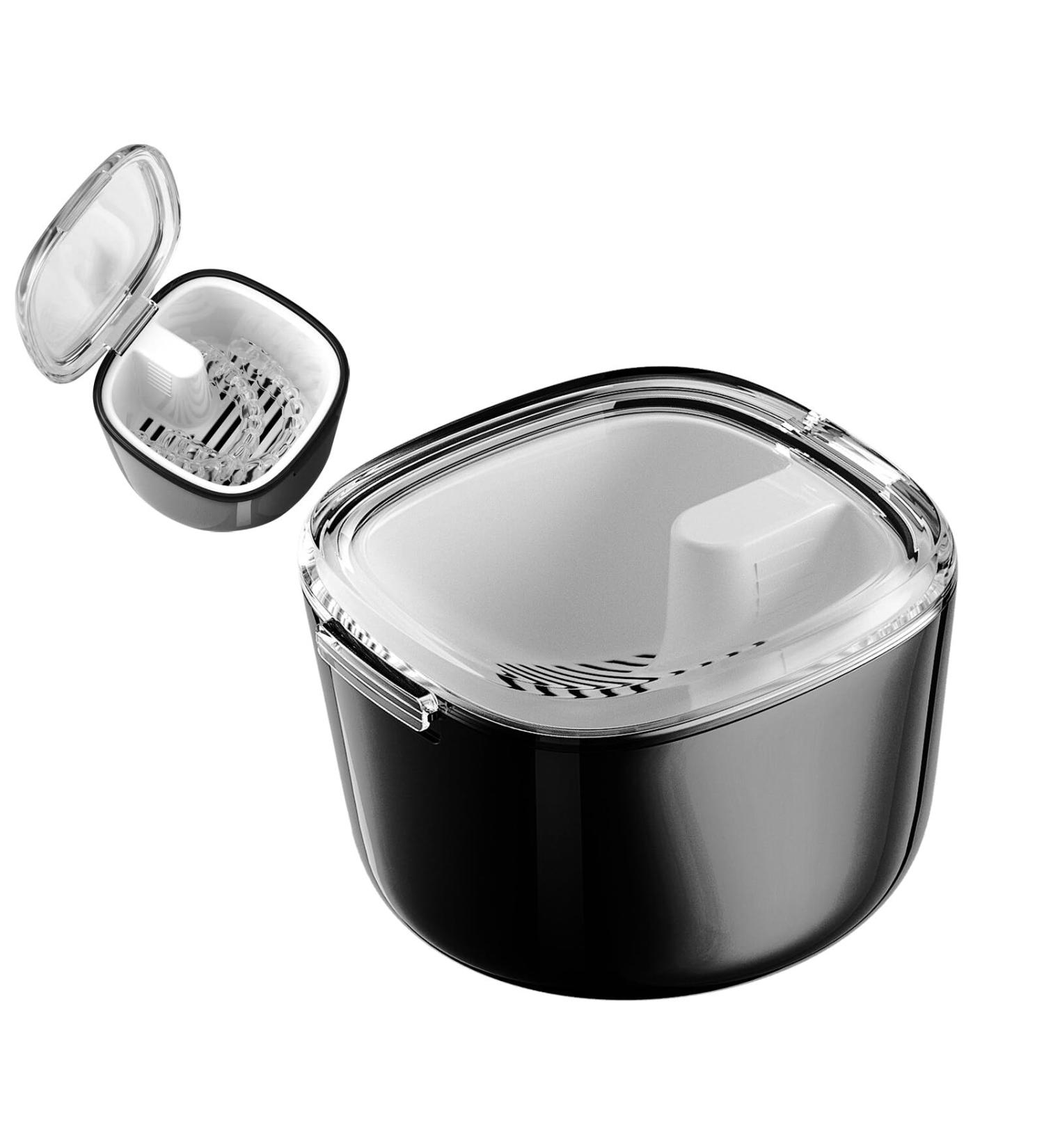 Buy GMedHC Braces with Sieve | Portable Prosthetic Dinner Cover & Invisible Tooth Clips Storage Box | Double-Layer Hollow Drain & Cleaning Box in Black - Perfect for Brackets | International Shipping - Buy Online on GoSupps.com