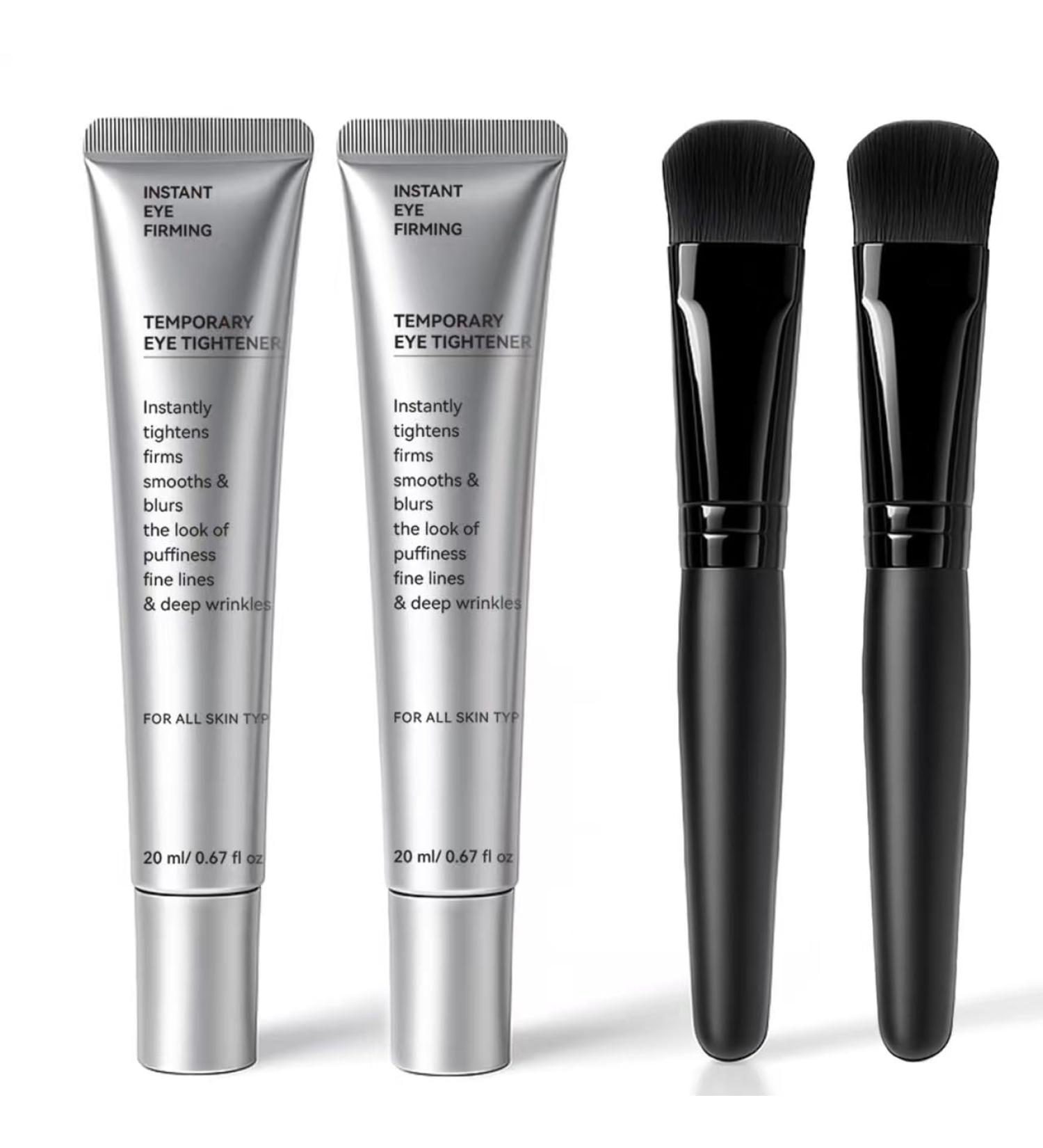 Instant Eye Tightener Perfection Firming Lift Cream Temporary Eye Tightener for Under Eye Bags Puffiness Fine Lines & Wrinkles Firms and Smooths for All Skin Types 0.67 oz (Silver 2 Pack) - Buy Online on GoSupps.com