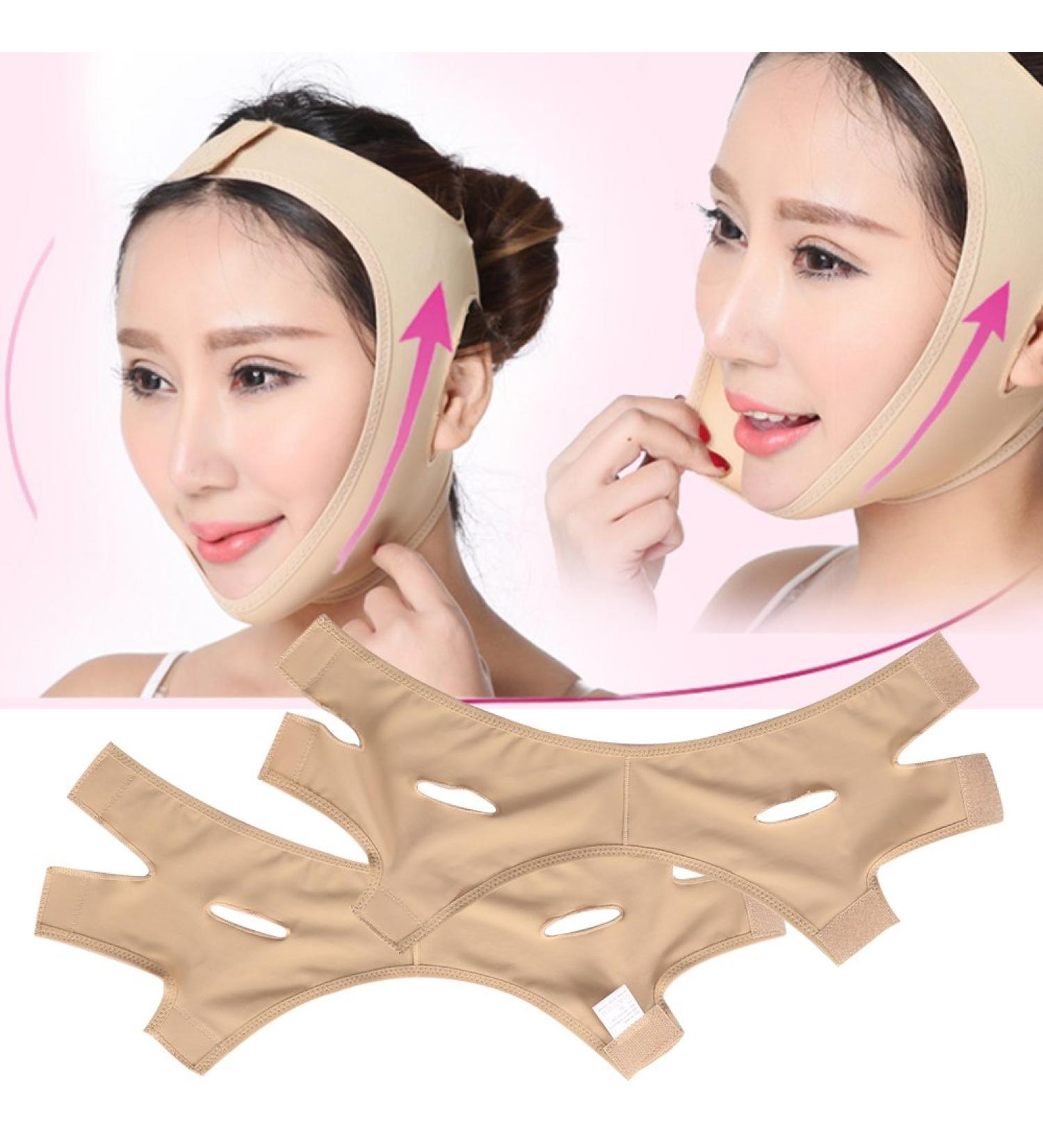 Facial Slimming Mask Thin-Face Bandages Face Lift Up Thin Neck Mask Sleeping Face-Lift Reduce Double Chin Bandage for Everytime and Everywhere Can Use (M) - Buy Online on GoSupps.com