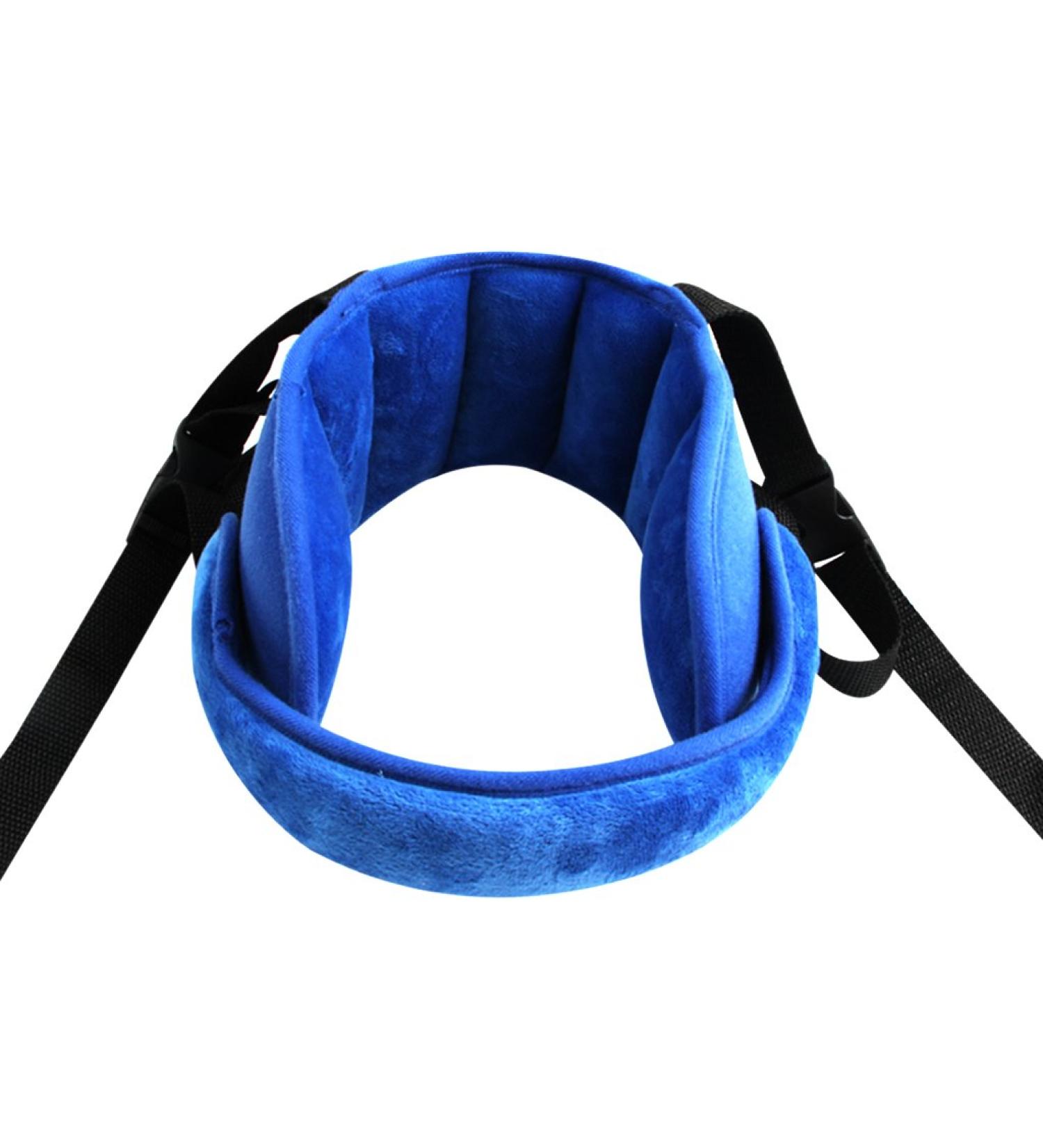 KAKIBLIN Adjustable Toddler Car Seat Head Support Band - Blue | Child Head Support for Car Seat Straps Cover | Safety Car Seat Neck Relief - Buy Online on GoSupps.com
