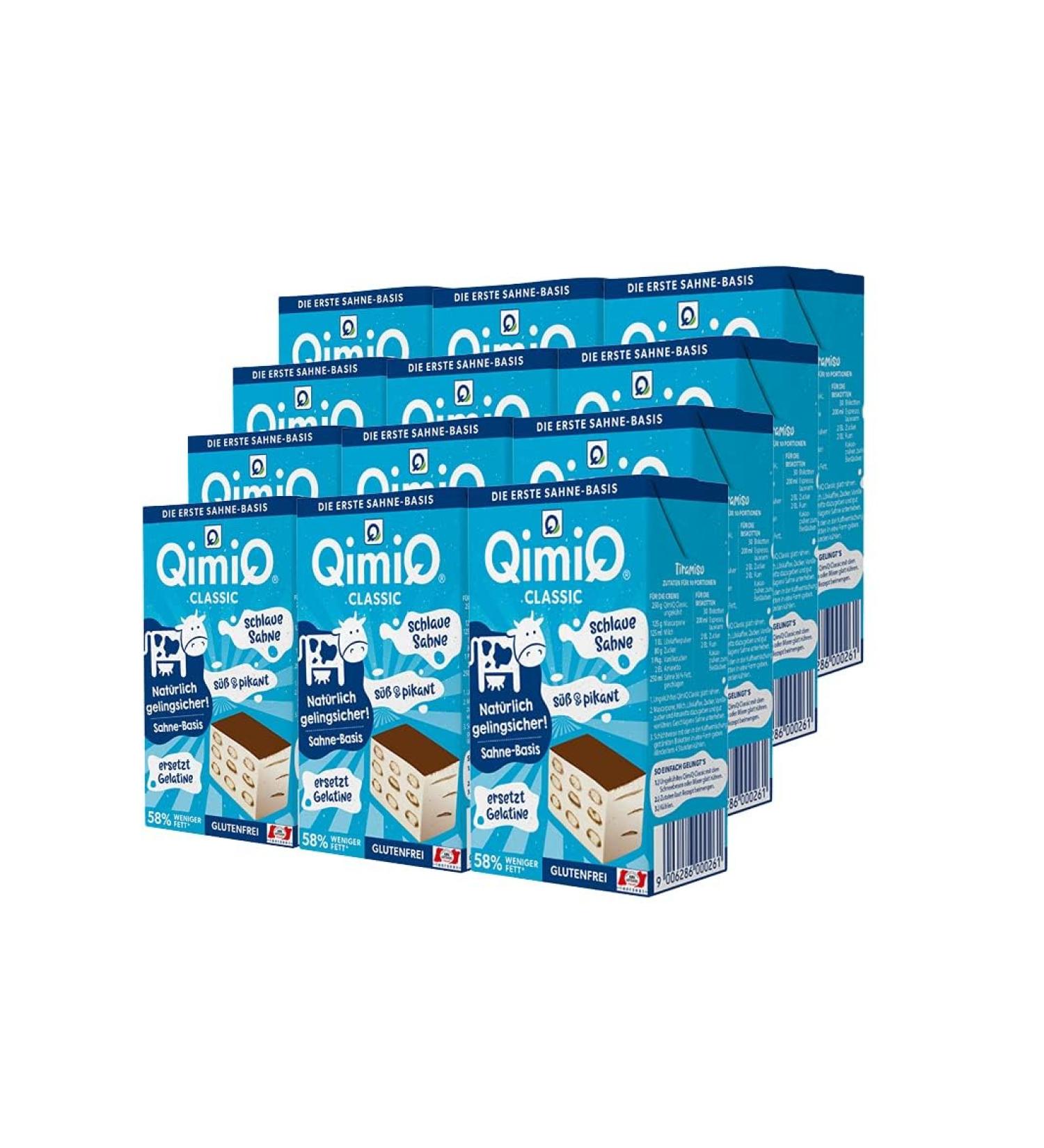 QimiQ Classic Natural Cream 12x250g - Premium Quality & International Shipping - Buy Online on GoSupps.com