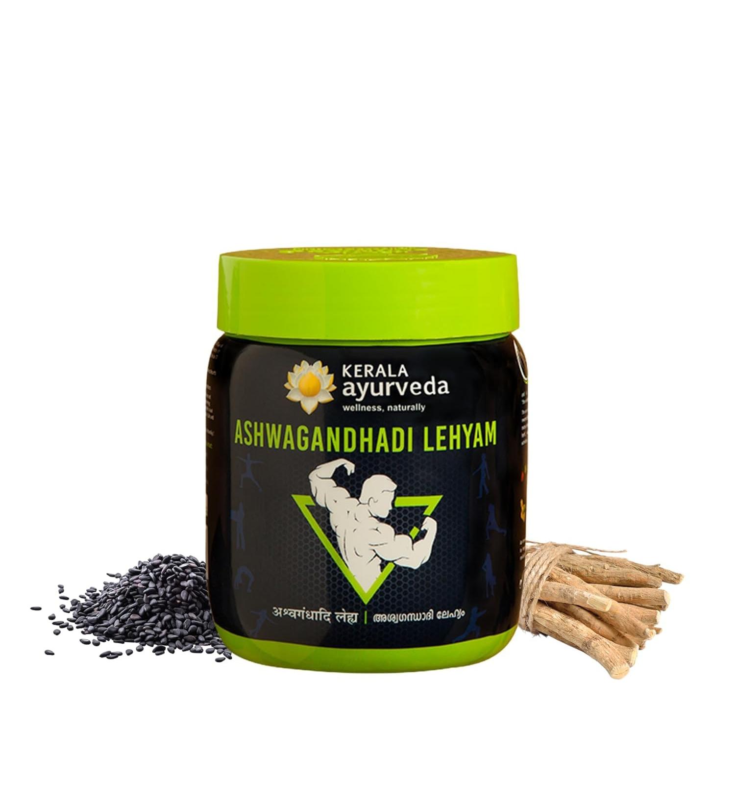 Keral-Ayurvedic Ashwagandhadi Lehyam Ayurvedic Supplement for Strength Stamina Recovery Immunity Support 500g - Buy Online on GoSupps.com