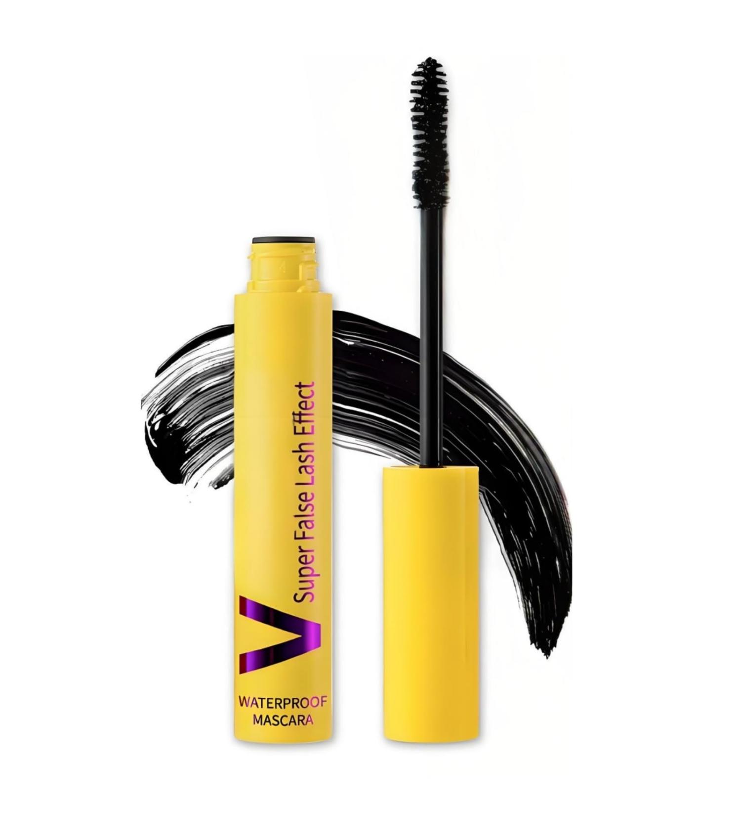 Beliky Girl Black mascara with telescopic snake eyelashes waving and compacting can be extended quickly and easily long lasting and removes makeup yellow - Buy Online on GoSupps.com