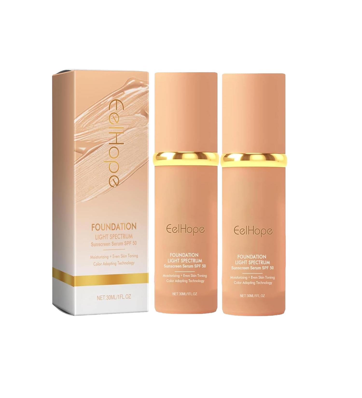 4 In 1 Foundation Liquid Biomimic Foundation 4 En 1 Light Spectrum Forever Bloom Inspired - Long Lasting Waterproof - Makeup SPF 50 Inspired Longwearing & Waterproof-korean Makeup 2pc - Buy Online on GoSupps.com