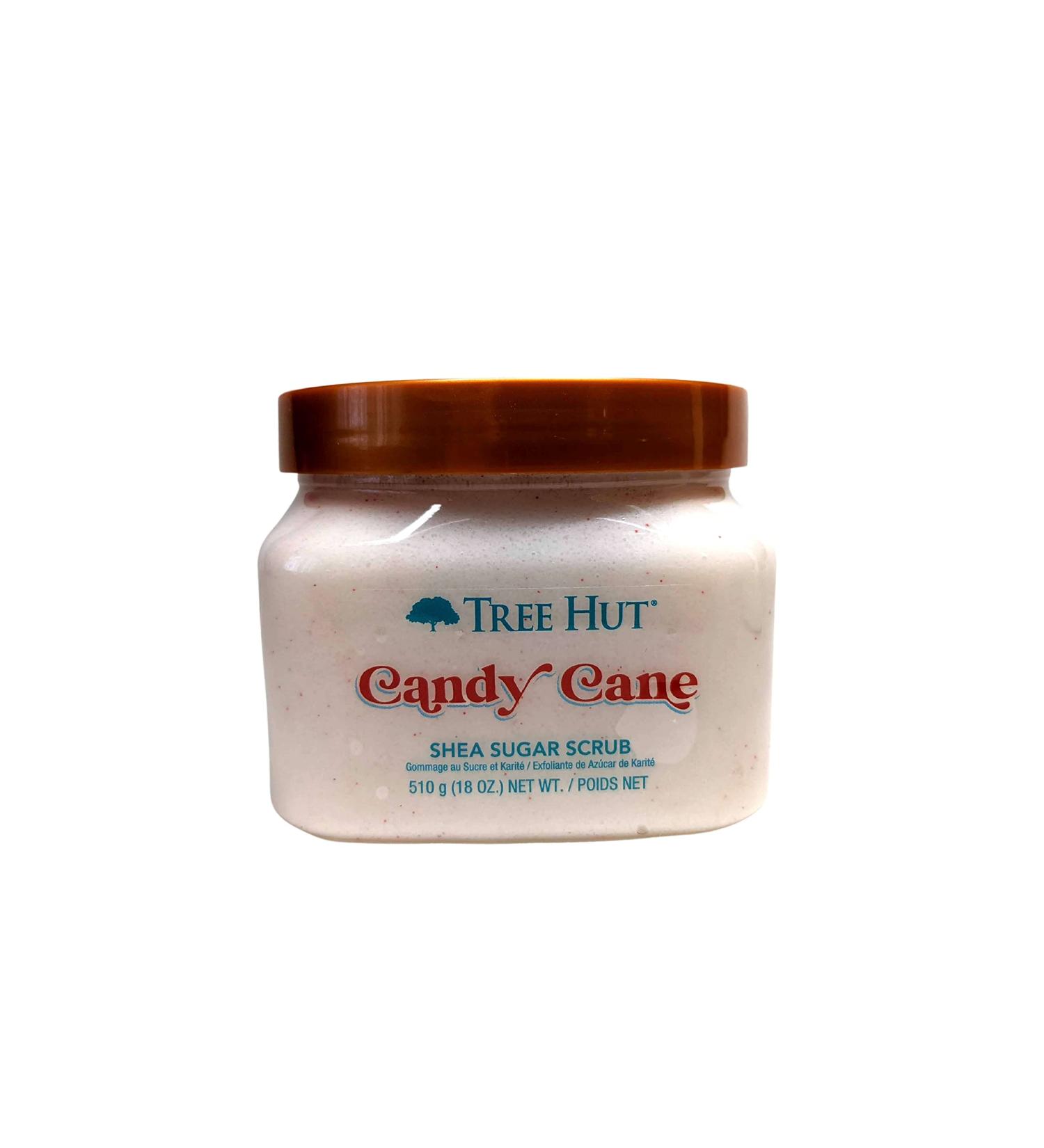 Tree Hut Candy Cane Shea Sugar Scrub - 18 oz | Ultra Hydrating & Exfoliating Body Care - Shop Internationally - Buy Online on GoSupps.com