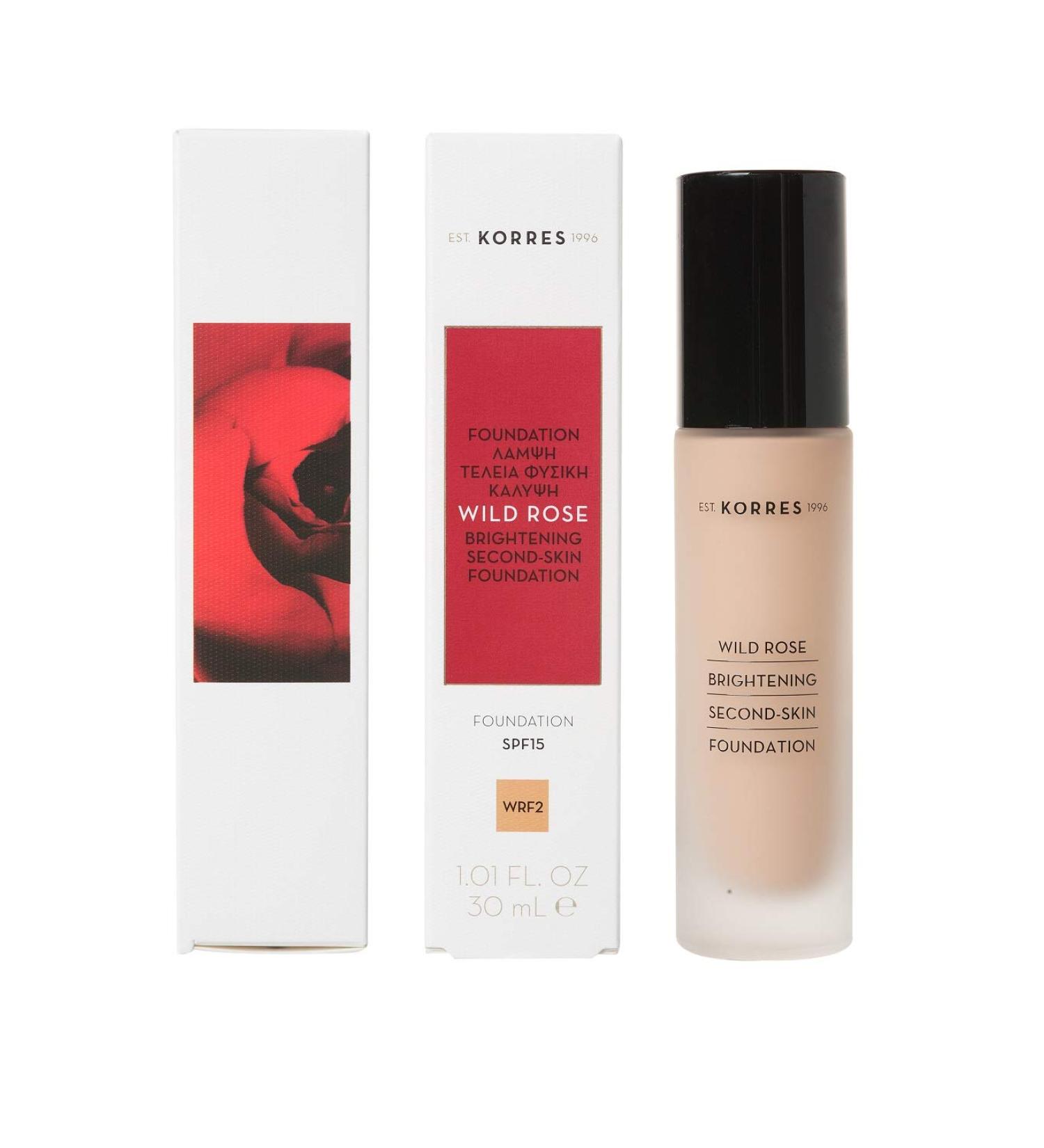 Korres WILD ROSE Foundation WRF2 30ml - Buy Online on GoSupps.com