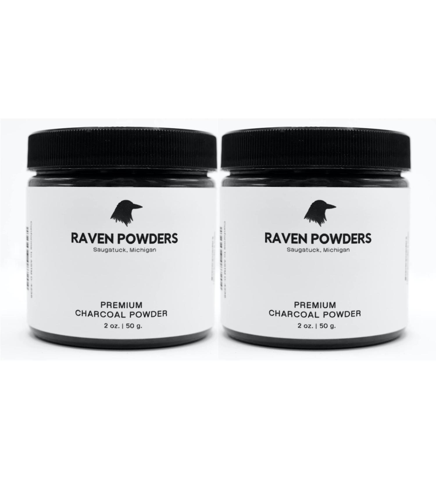 Raven Powders Premium Charcoal Drawing Art Powder 2-Pack | Black - Buy Online on GoSupps.com