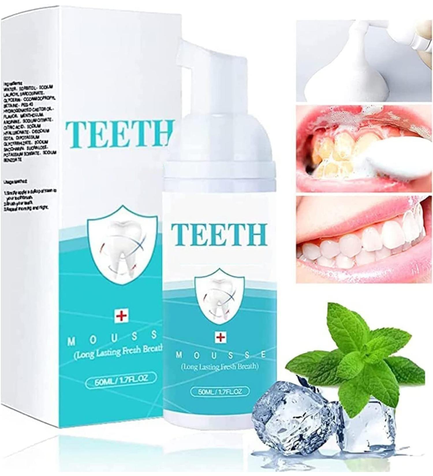 Fantasy Ice Teeth Whitening Mousse - 1/2/3PCS Options Available - Buy Online on GoSupps.com