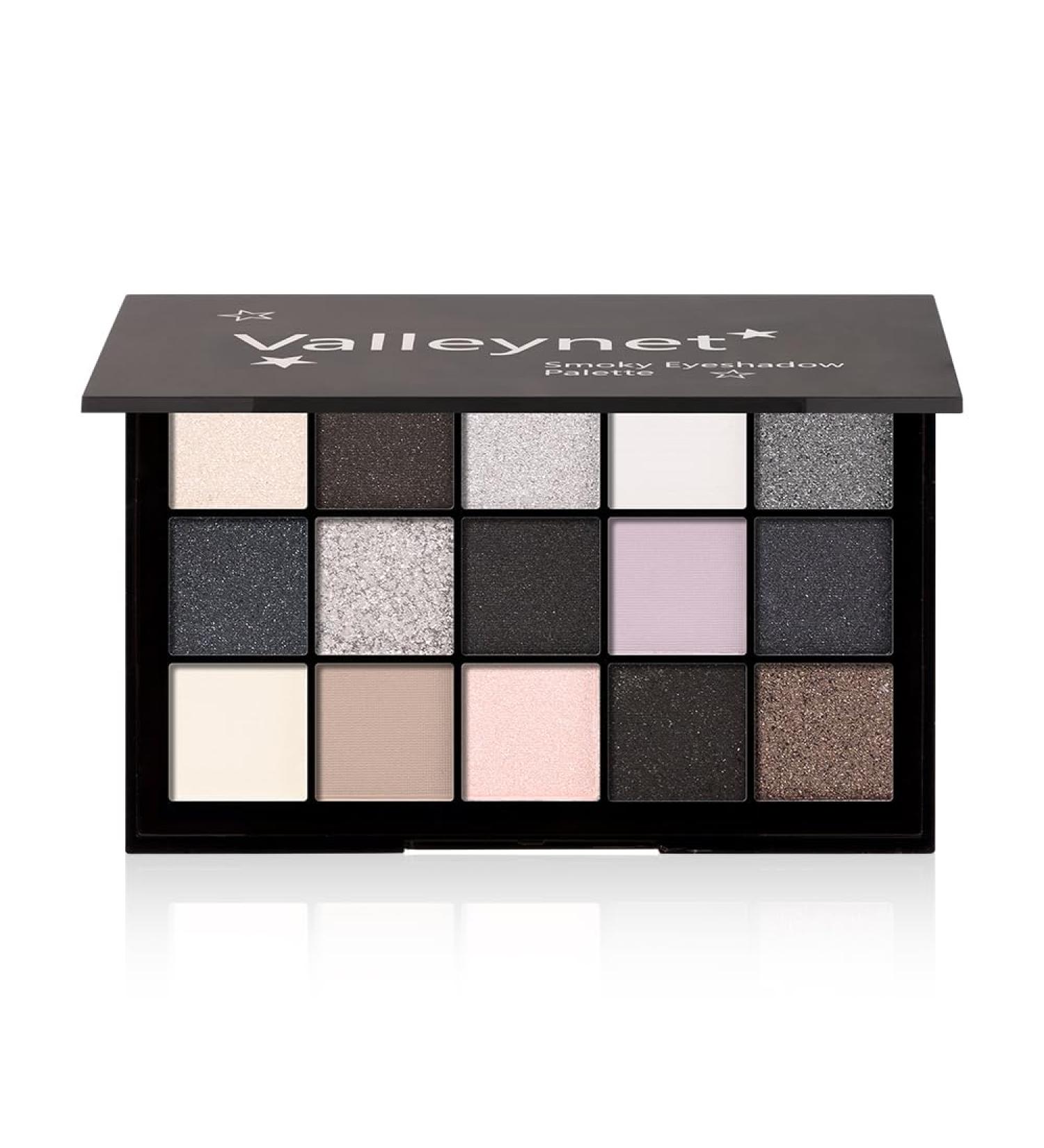 Smokey Black Eyeshadow Palette - 15 Matte & Pigmented Shades for Long-Lasting Eye Makeup | Perfect for Older Women - Buy Online on GoSupps.com