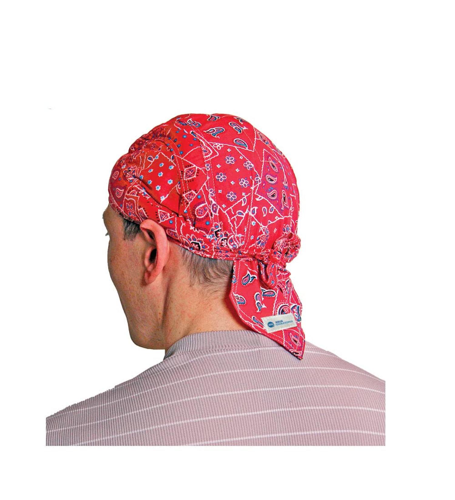 Cooling Bandana | Cold Headscarf | Red Western Running Cap | Ideal for Hiking & Sports | Universal Size for Adults - Buy Online on GoSupps.com