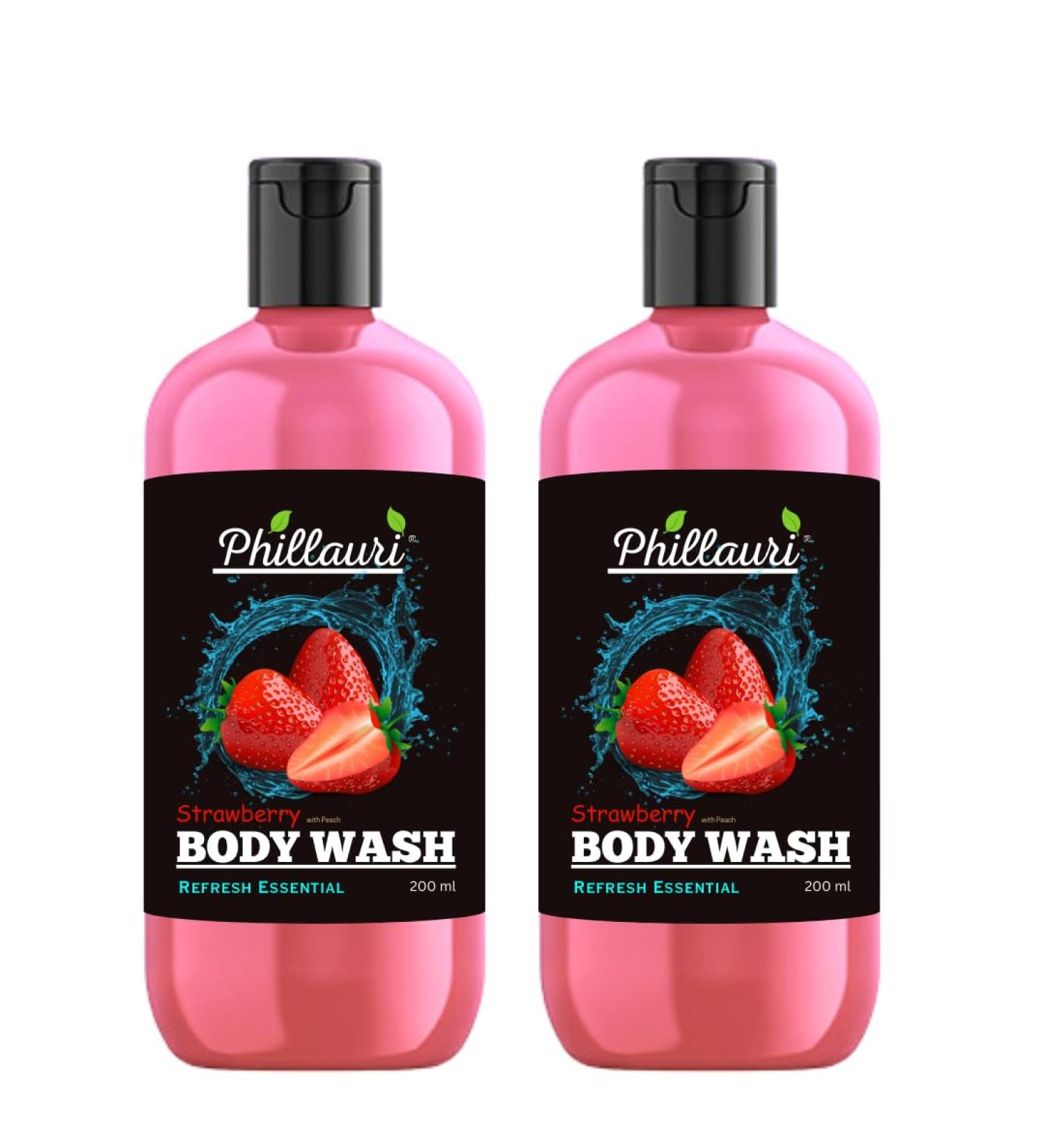 Buy Strawberry Body Wash 400ml - Refreshing & Nourishing | International Shipping Available - Buy Online on GoSupps.com